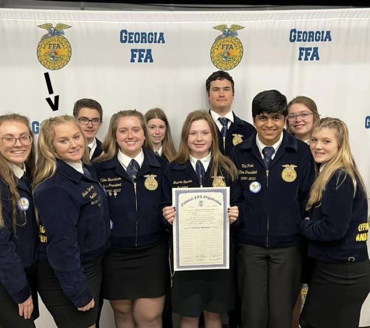 Made In Usa × Very Rare × Vintage IDENTIFIED FFA JACKET GEORGIA  