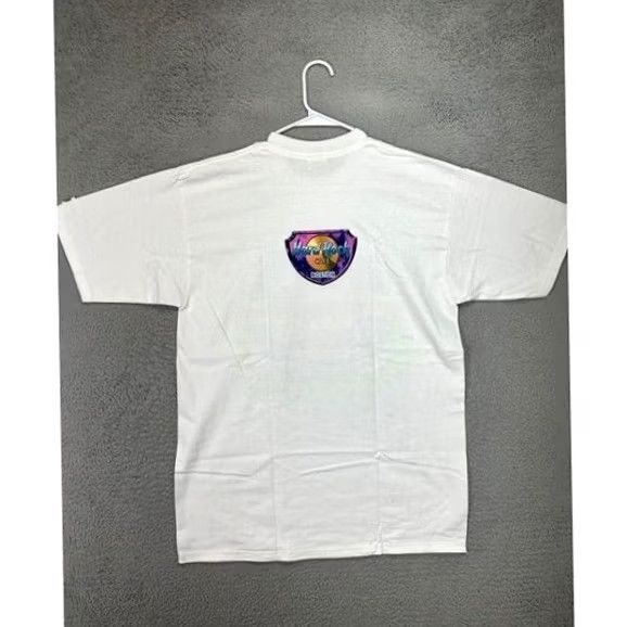 Hard Rock Cafe VINTAGE Hard Rock Shirt Men Large White Massachusetts Graphic Heavy Tee USA Made Size US L / EU 52-54 / 3 - 3 Thumbnail