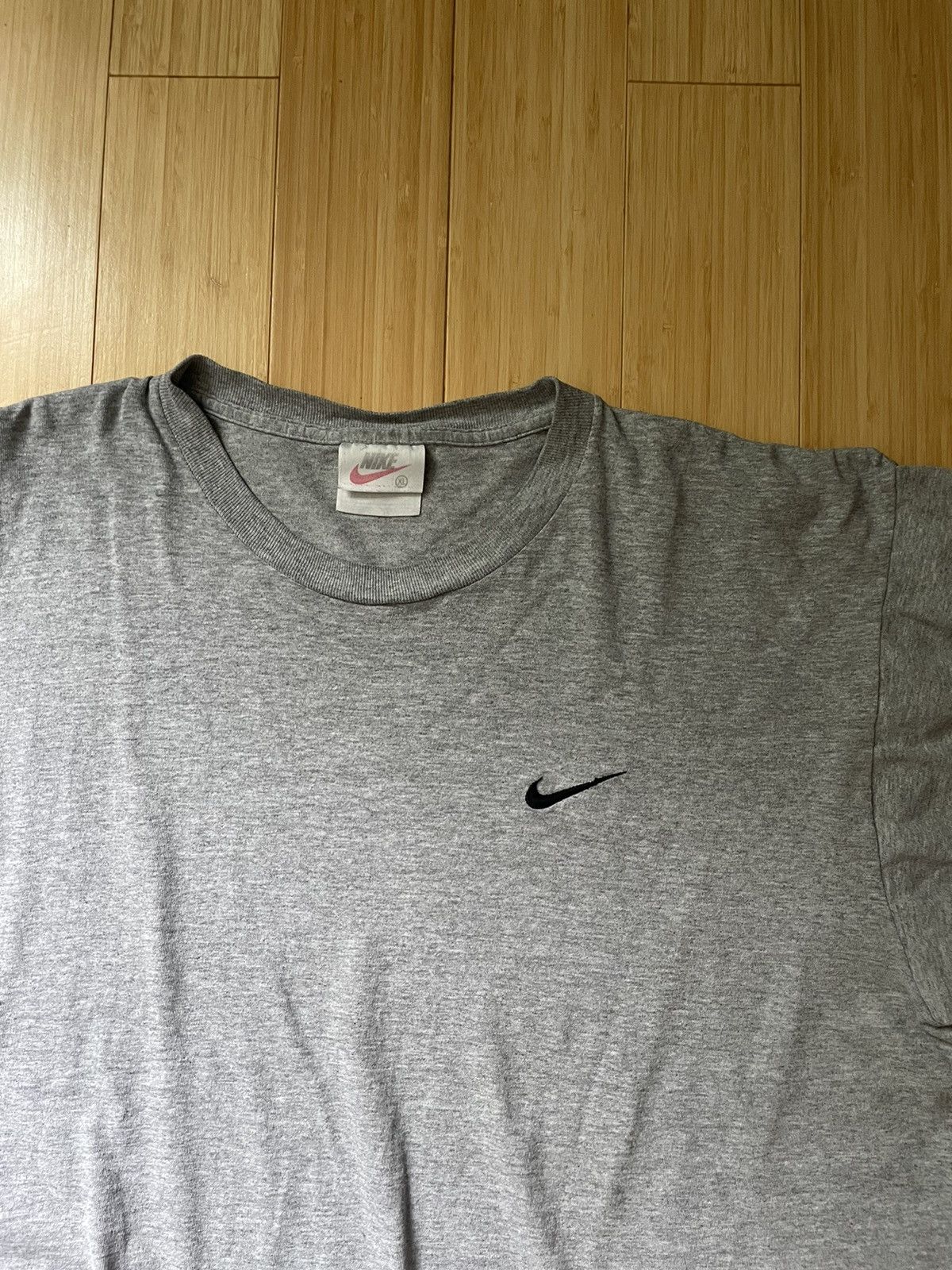 Nike × Vintage Heather Grey 1990’s Nike Essentials tee Size US XL / EU 56 / 4 - 3 Thumbnail
