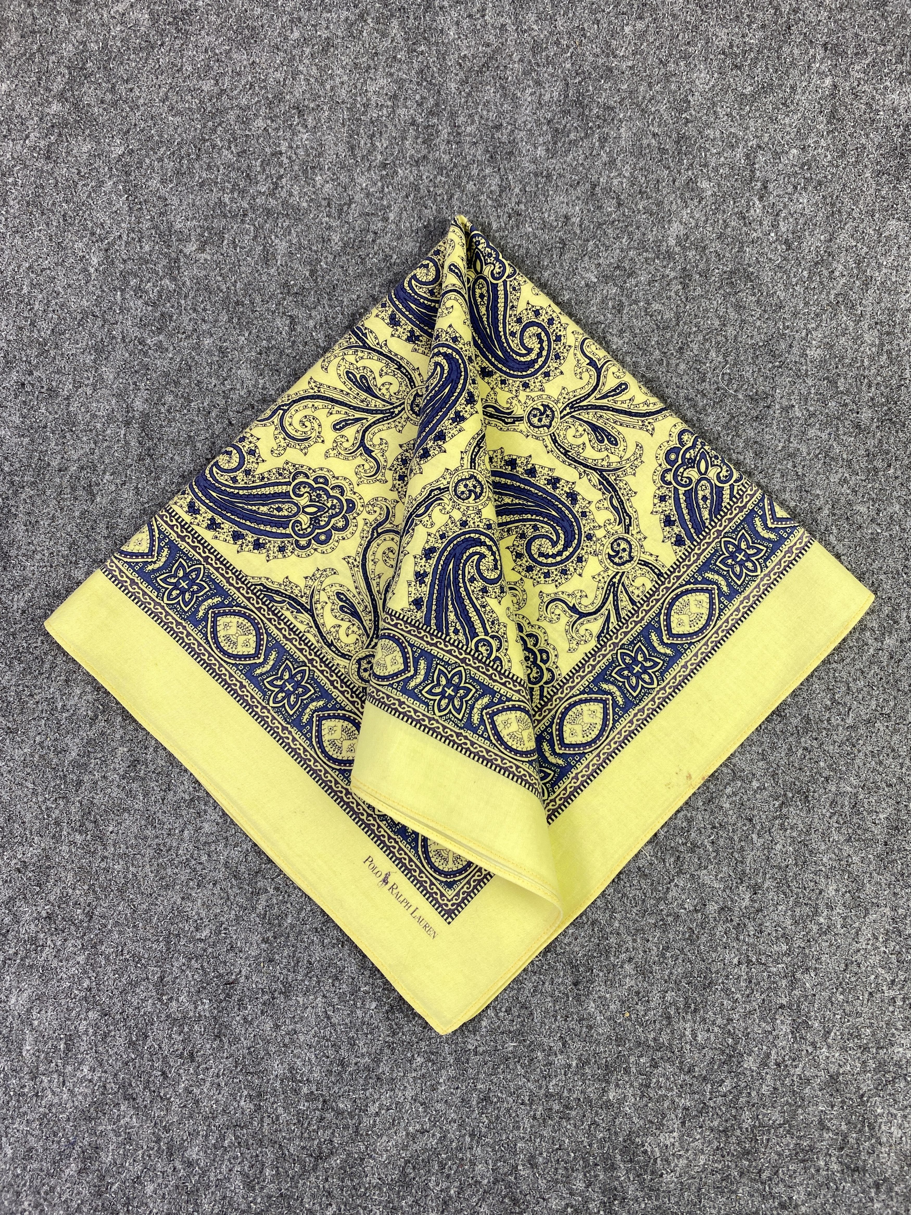 Polo Ralph Lauren Polo Ralph Lauren Paisley Handkerchief / Neckerchief KT0156 Size ONE SIZE - 3 Thumbnail