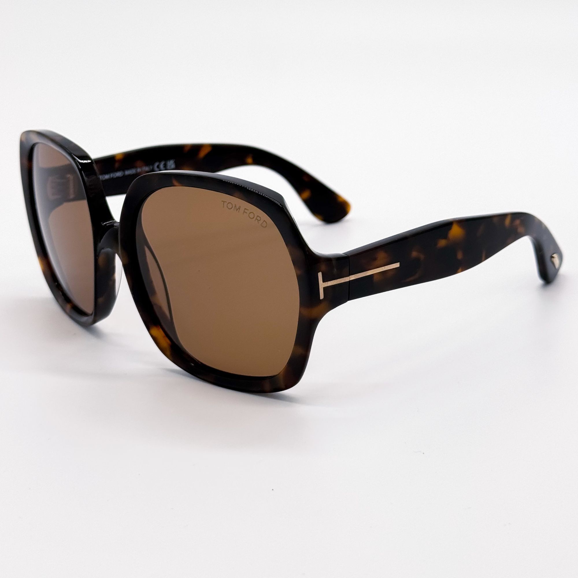 Tom Ford NEW TOM FORD SAFFRON SUNGLASSES TF1221 52E HAVANA FT1221 Size ONE SIZE - 2 Thumbnail