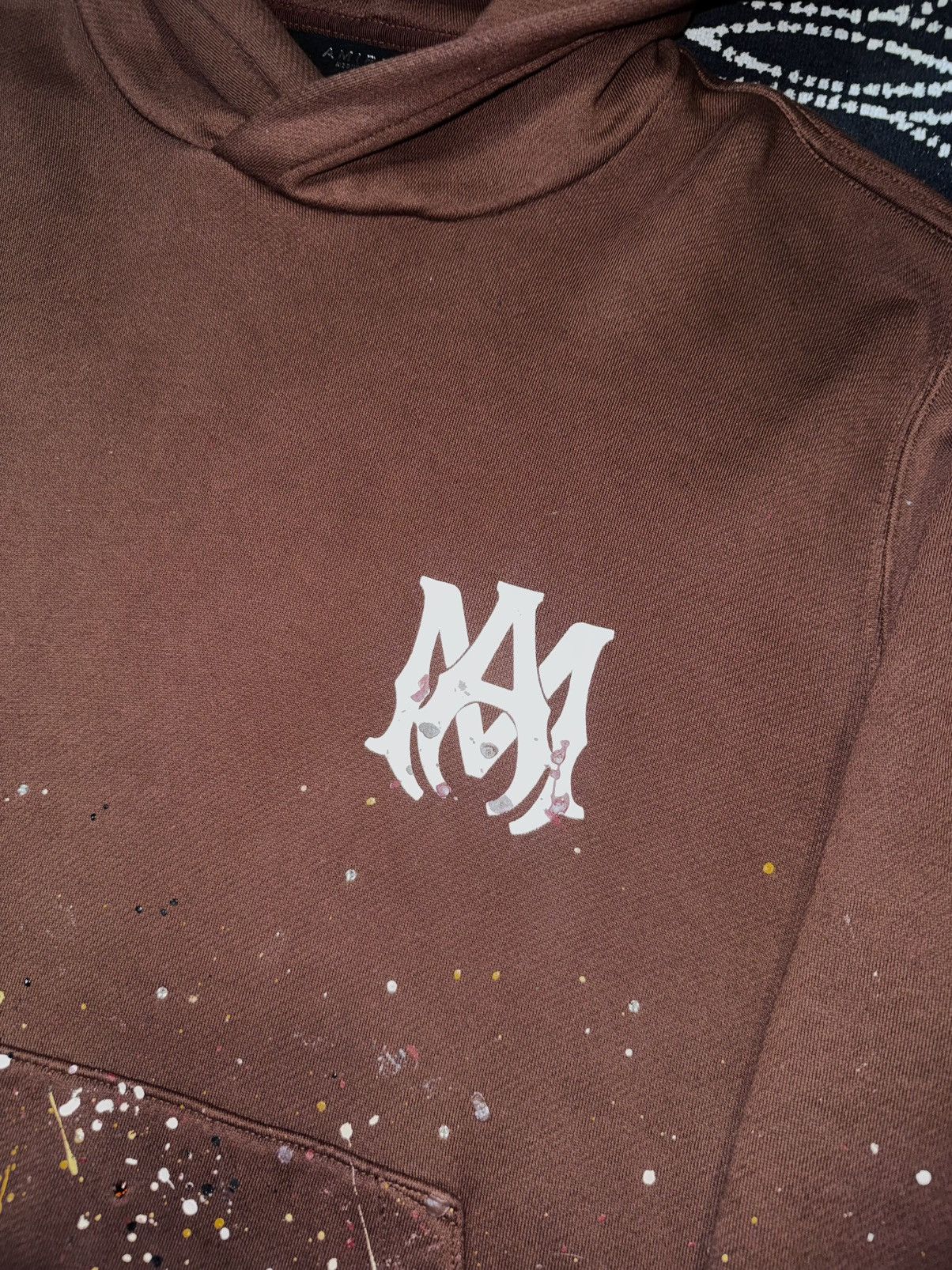 Amiri Amiri Crystal Paint Splatter Hoodie Size US L / EU 52-54 / 3 - 8 Thumbnail