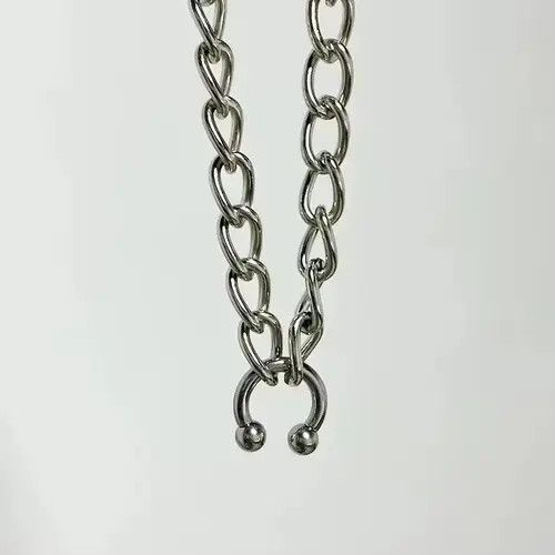 Other Hip Hop C Shape Necklaces Size ONE SIZE - 2 Thumbnail
