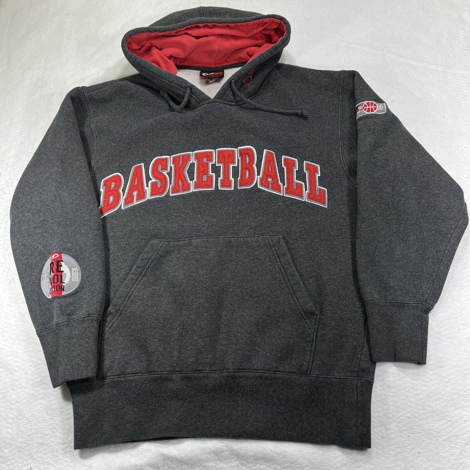 Vintage Vintage NBC Camps Basketball 2006 Gray Fleece Hoodie Size US M / EU 48-50 / 2 - 1 Thumbnail
