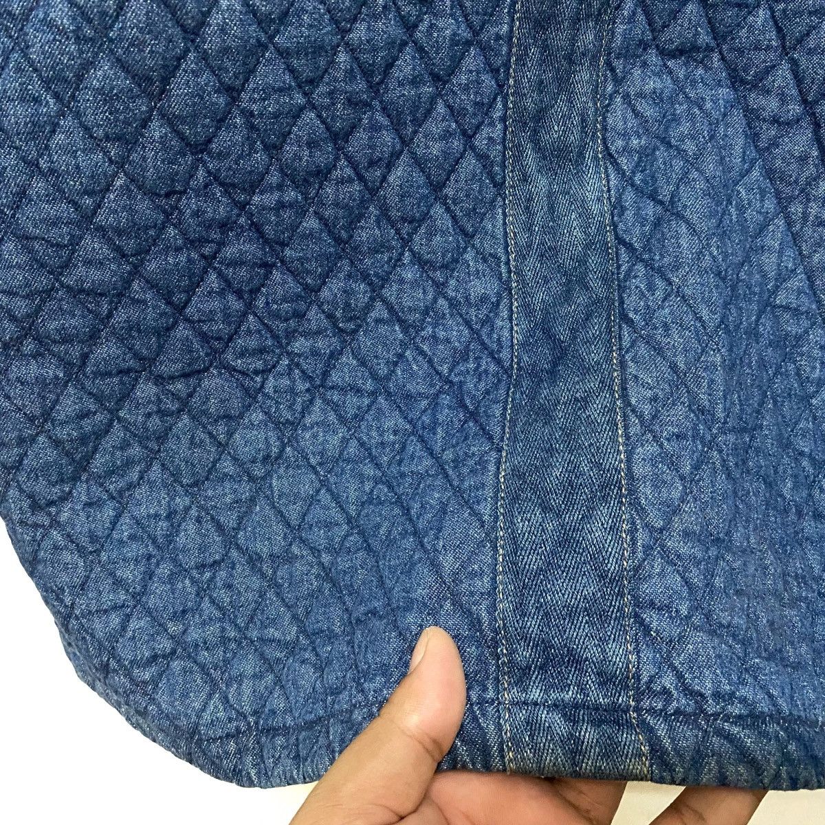 Indigo × Japanese Brand Vintage BLUE WILLI's indigo Coat Jacket Made in Denmark Size US M / EU 48-50 / 2 - 10 Thumbnail