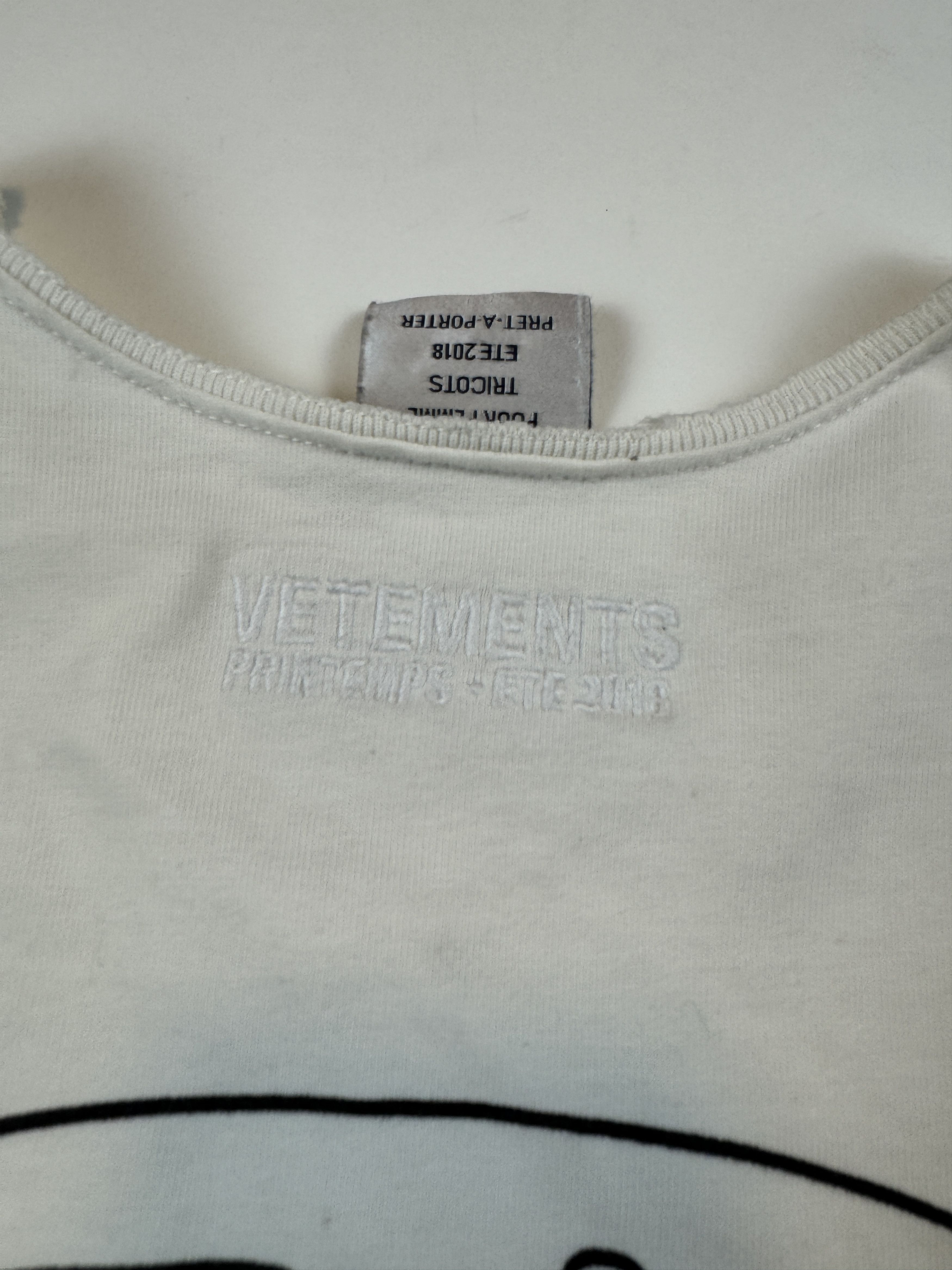 Vetements Vetements Hip Hop Cut Tee Size US S / EU 44-46 / 1 - 5 Thumbnail