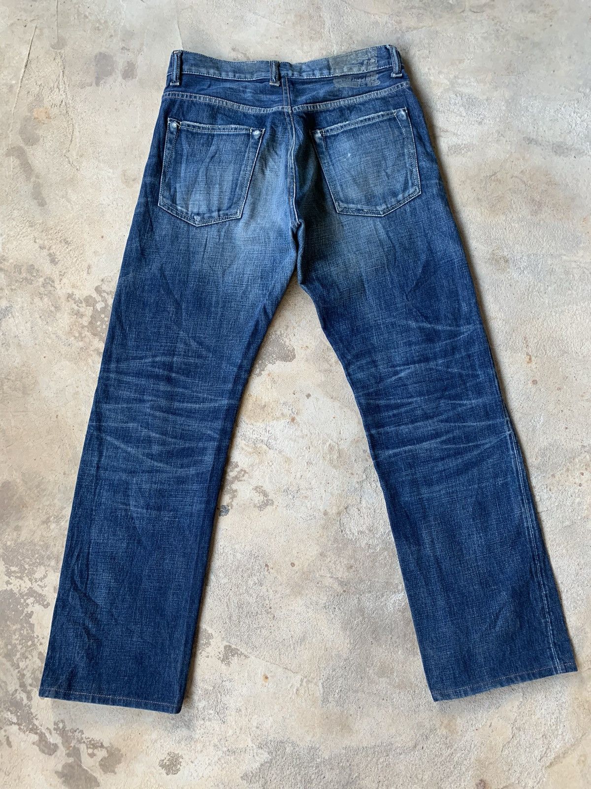 Edition Japan × If Six Was Nine × Japanese Brand Edition Japan Mud wash Selvedge Distressed Denim Size US 30 / EU 46 - 2 Thumbnail