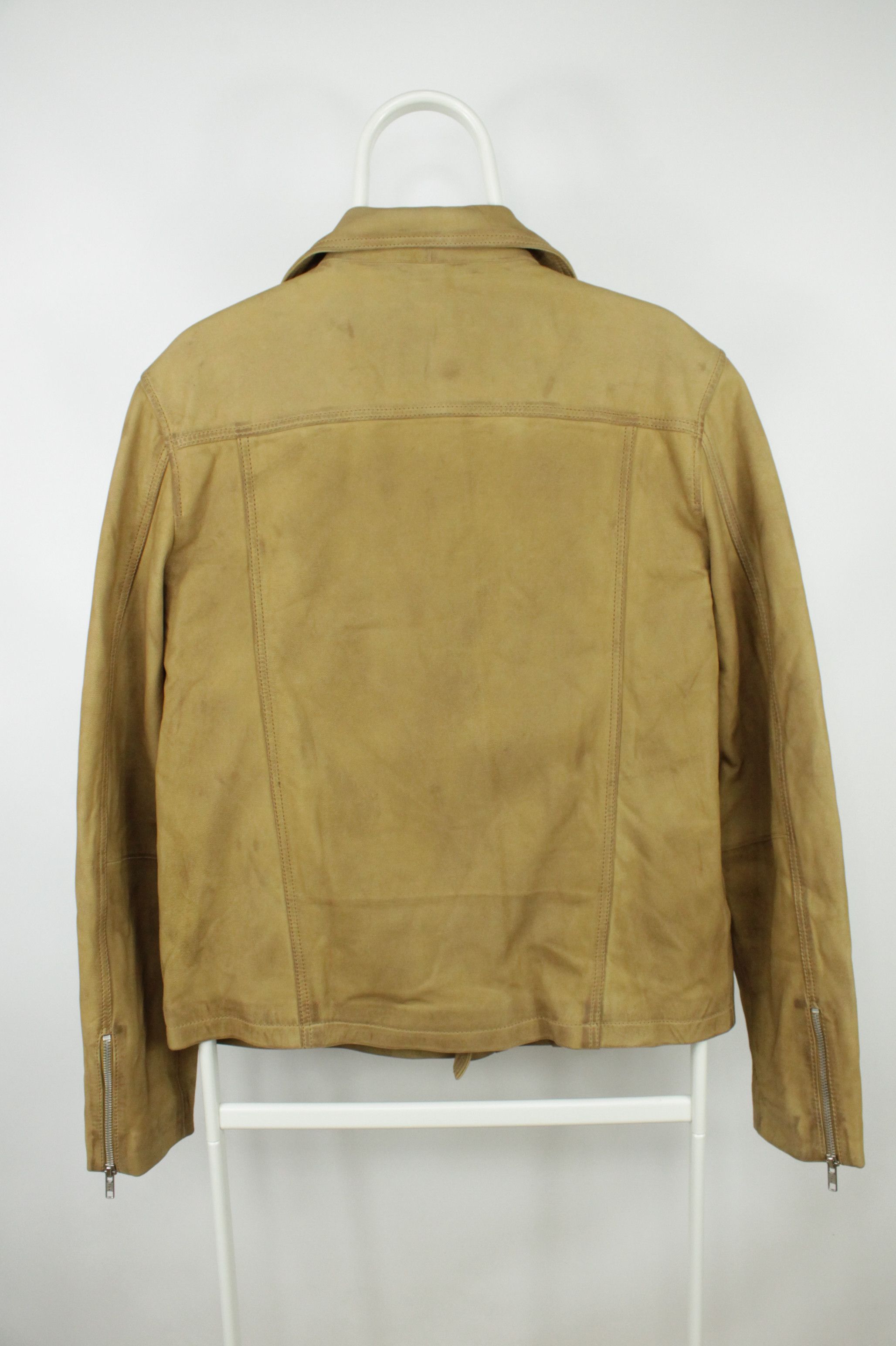 Genuine Leather Casual Friday Biker Jacket In Tan Leather Size US L / EU 52-54 / 3 - 9 Thumbnail