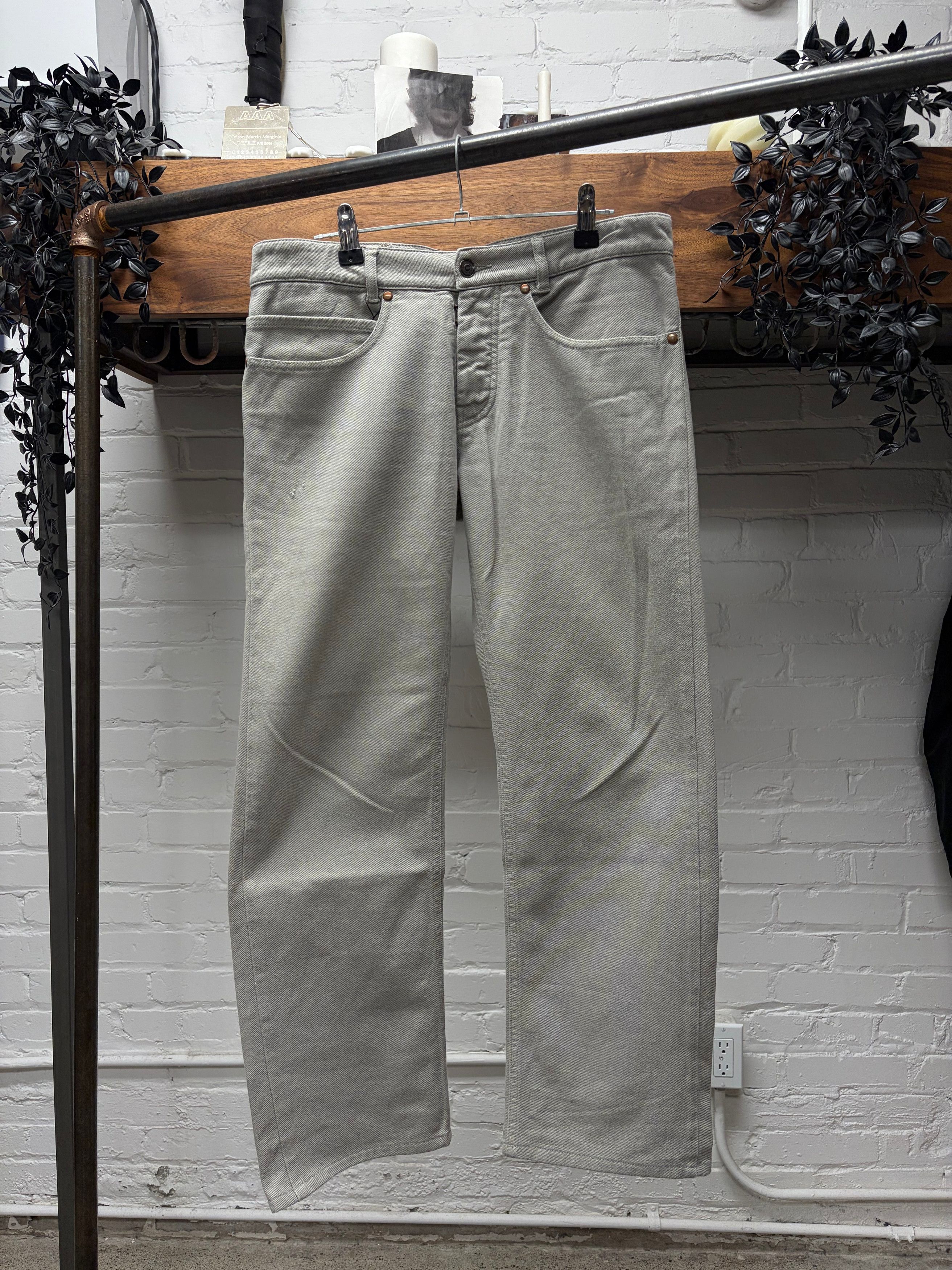 Maison Margiela Maison Martin Margiela Basic Brown ‘5 Pocket’ Straight Leg Pants Size US 30 / EU 46 - 1 Thumbnail
