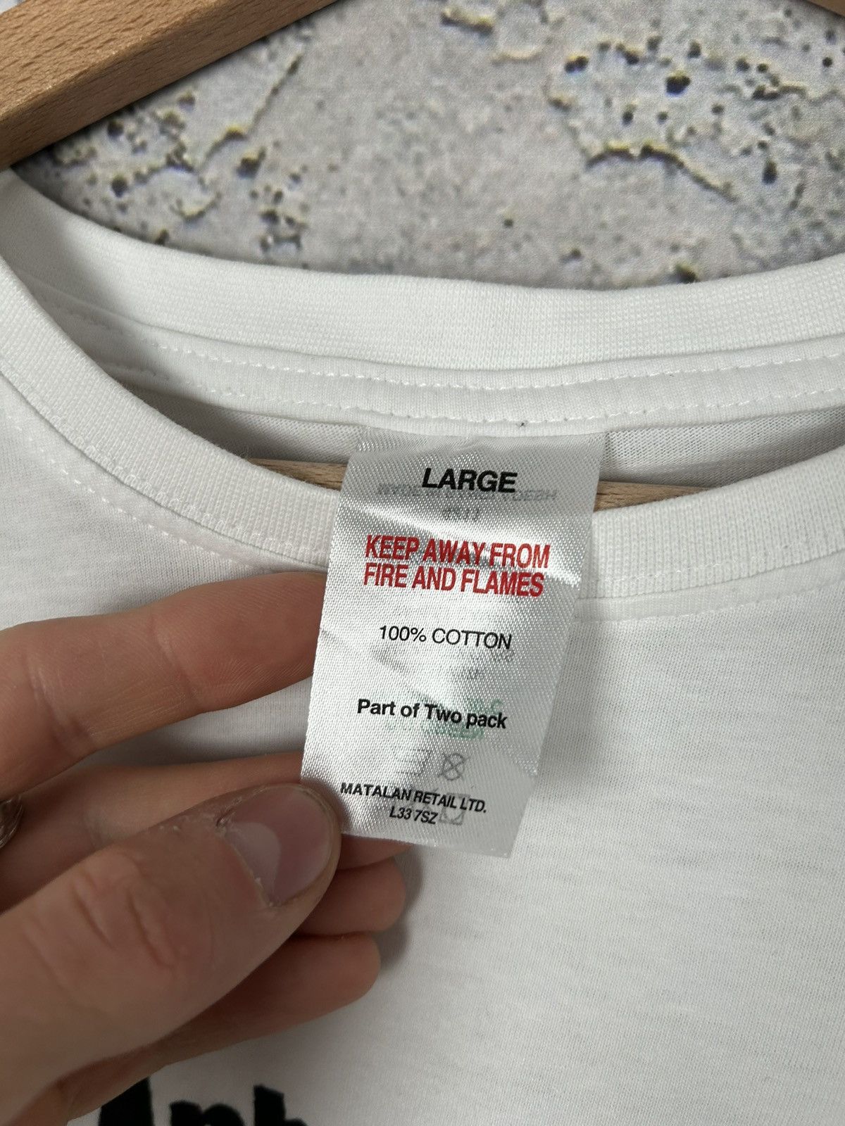 Band Tees Aphex Twin Come To Daddy Band Tee Rare Hype Vintage Size US L / EU 52-54 / 3 - 4 Thumbnail