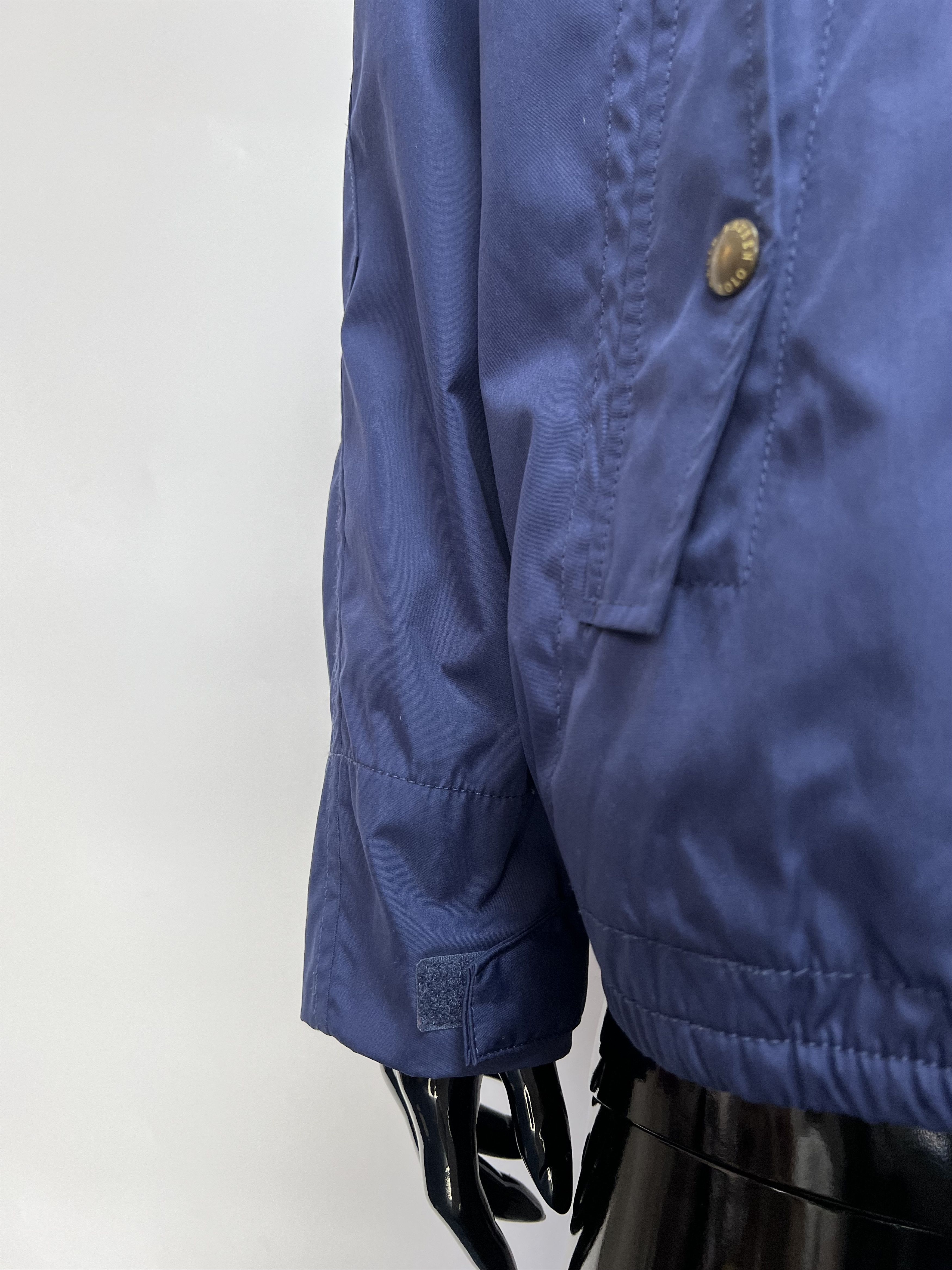 Polo Ralph Lauren Polo Ralph Lauren Vintage Navy Blue Hooded Jacket Size XS/S Size XS / US 0-2 / IT 36-38 - 6 Thumbnail