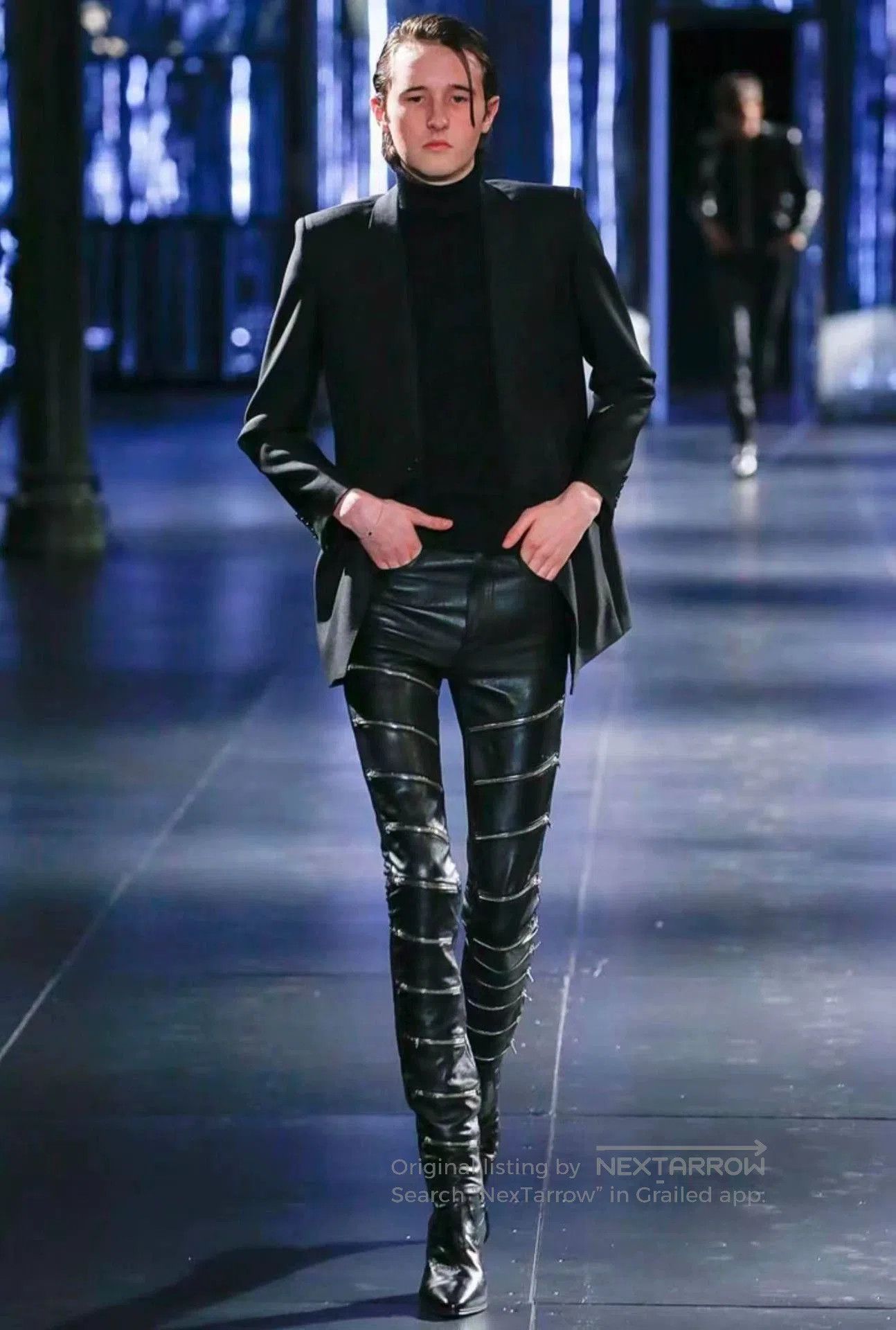 Saint Laurent Paris Black Single-Breasted Formal Blazer. Size US M / EU 48-50 / 2 - 8 Thumbnail