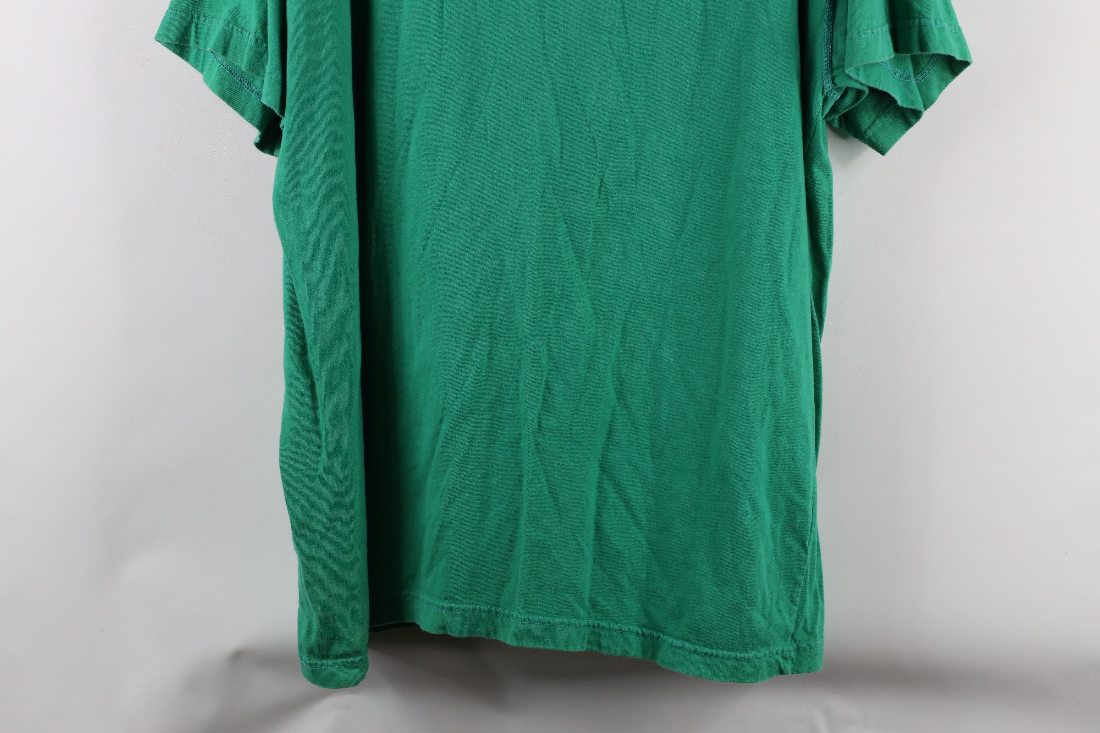 Vintage Vintage 90s Streetwear Short Sleeve Henley T-Shirt Green Size US XL / EU 56 / 4 - 8 Thumbnail