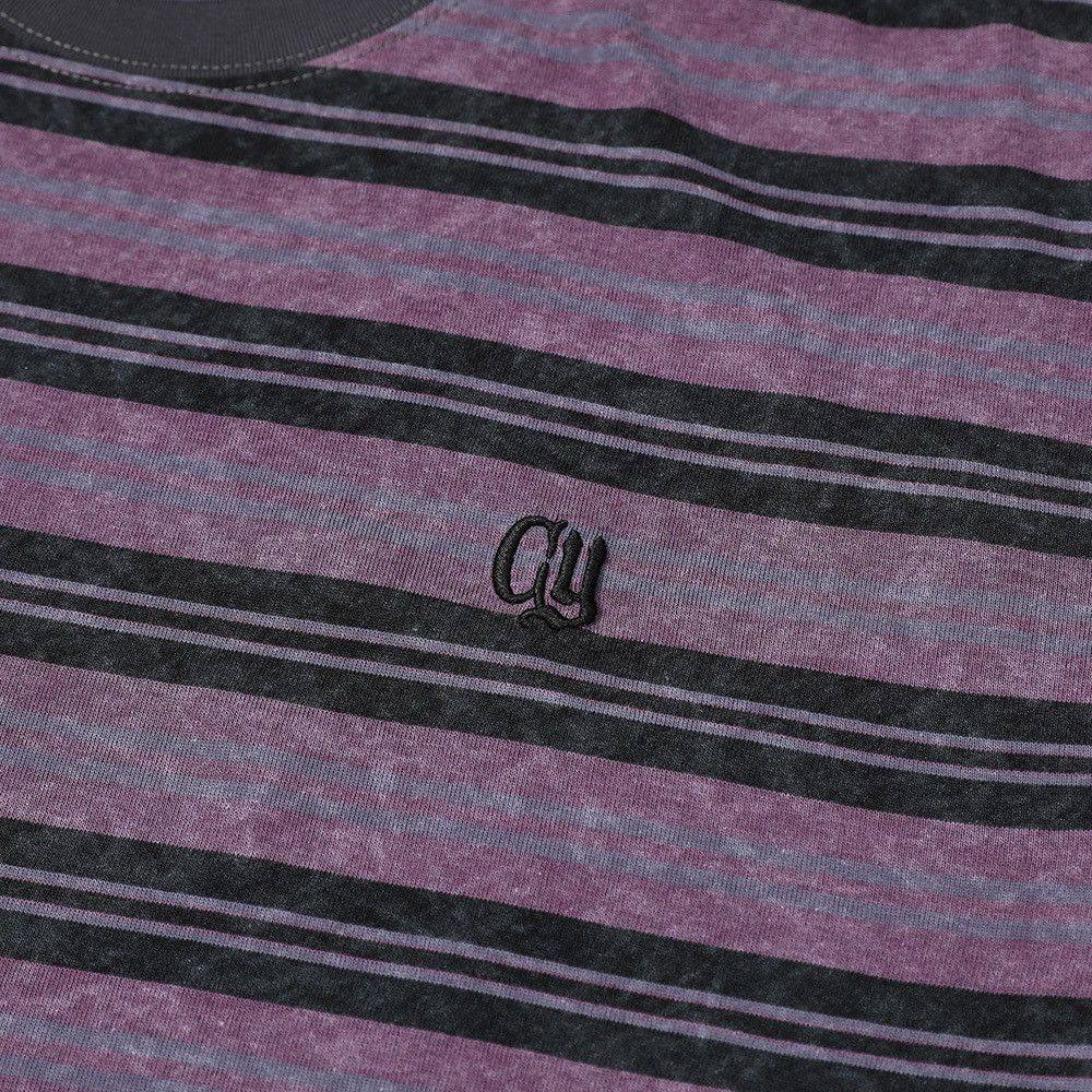 Vintage Men's casual loose street fashion round neck striped T-shirt Size US M / EU 48-50 / 2 - 4 Thumbnail