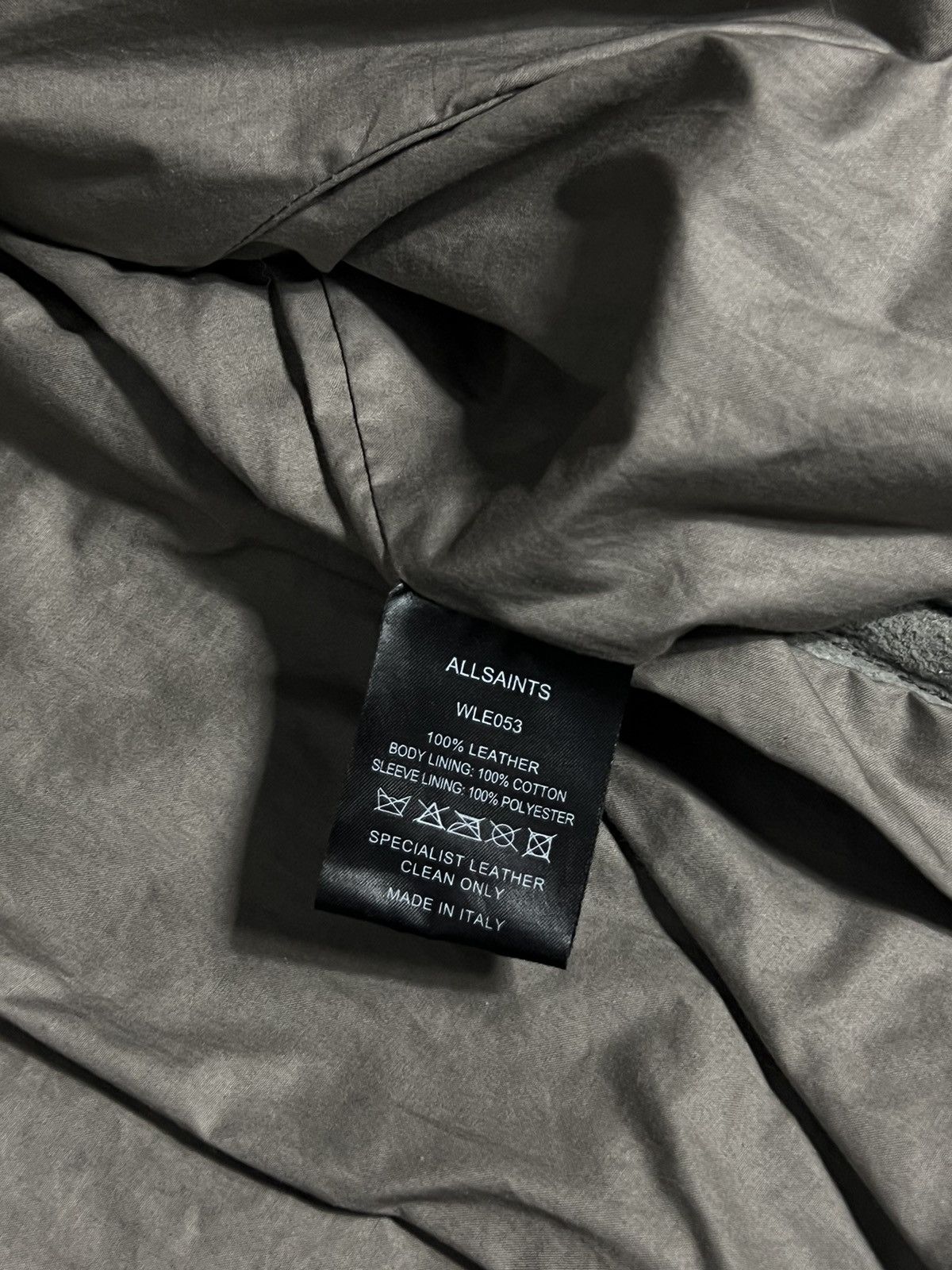 Allsaints Rare AllSaints Biker Leather Jacket with Studs Archive SS09 Size S / US 4 / IT 40 - 4 Thumbnail