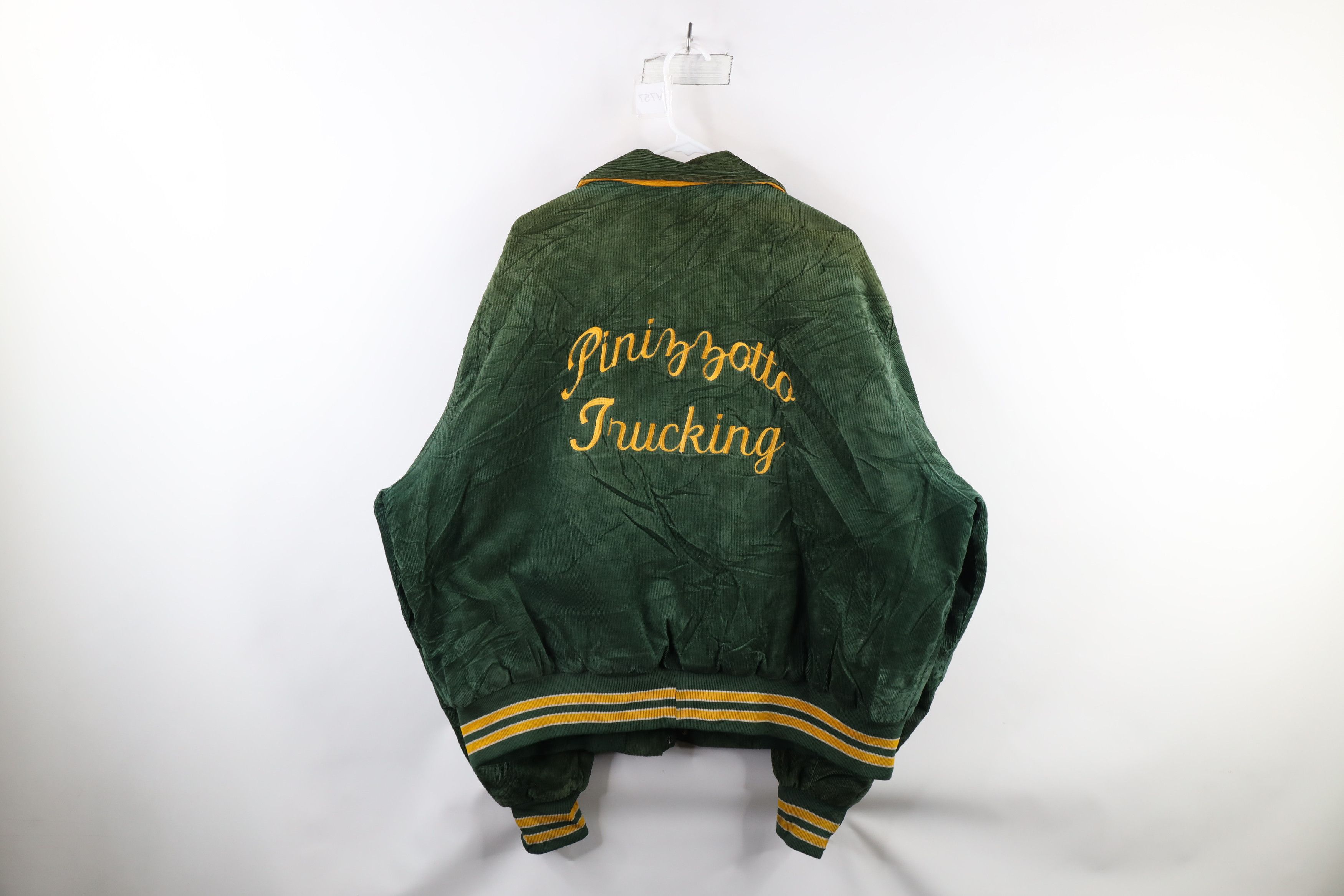 Vintage Vintage 70s Pinizzotto Trucking Corduroy Bomber Jacket USA Size US XXL / EU 58 / 5 - 17 Thumbnail