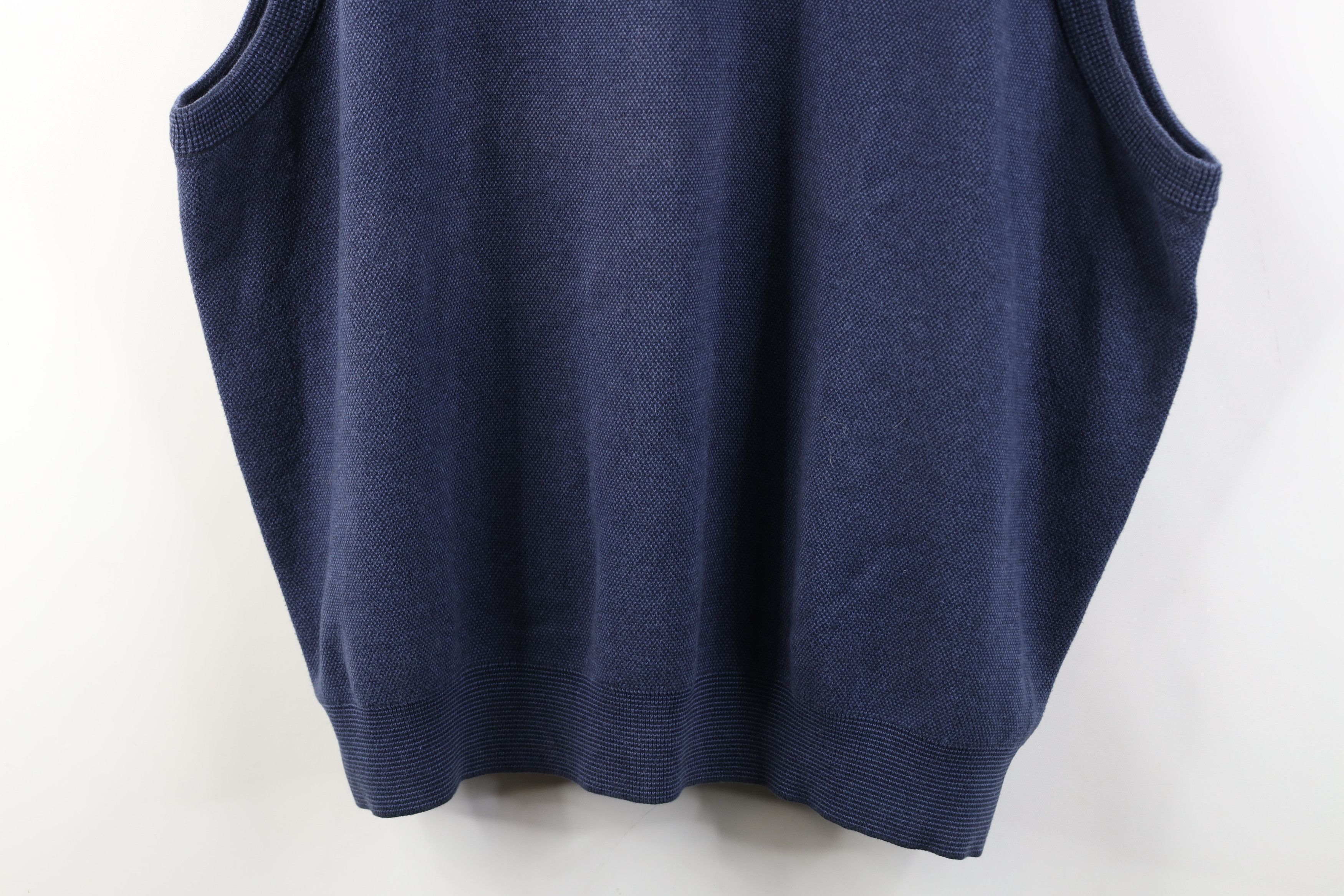 Vintage Vintage 90s Streetwear Thermal Knit V-Neck Sweater Vest Size US XXL / EU 58 / 5 - 3 Thumbnail