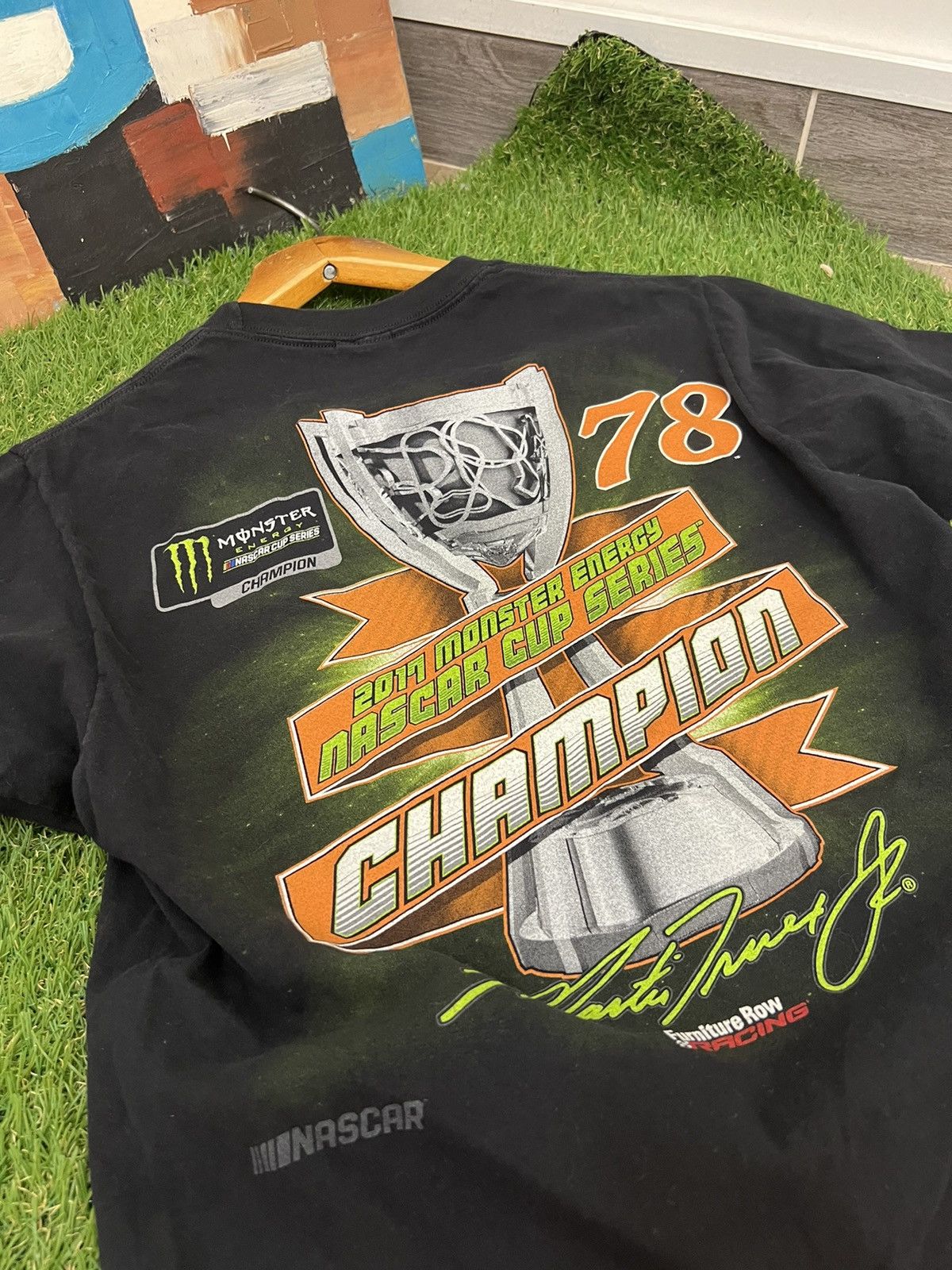 NASCAR Vintage NASCAR Monster Energy Racing T Shirt XL Y2K Stussy Size US S / EU 44-46 / 1 - 13 Thumbnail