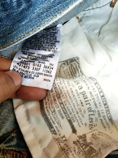 Levi's Vintage Levi's 501 Distressed Jeans 36x34 Size US 36 / EU 52 - 7 Thumbnail