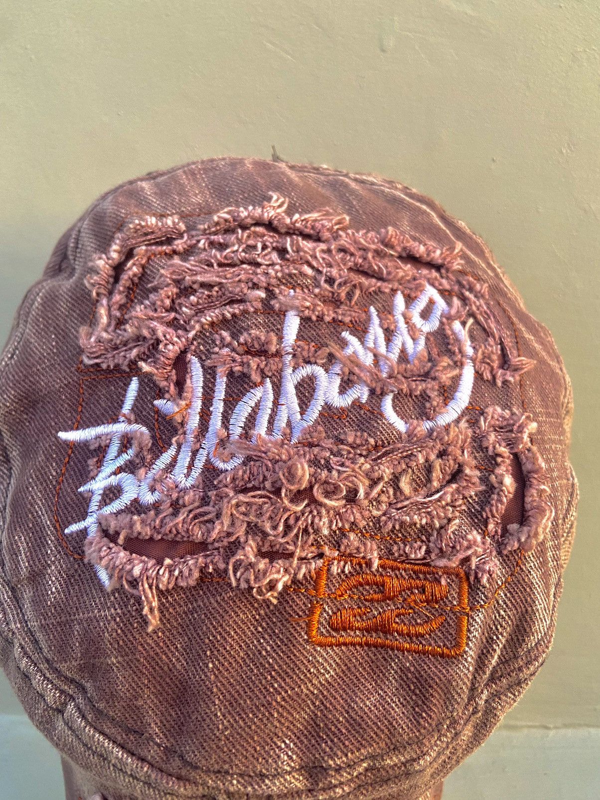 Le Grande Bleu (L.G.B.) 2000s Billabong ditsetressed patrol hat Size ONE SIZE - 3 Thumbnail