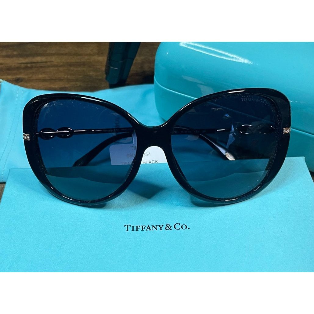 Tiffany & Co. NEW Tiffany & Co TF3089 Rimless Square Sunglasses in Black |  Grailed