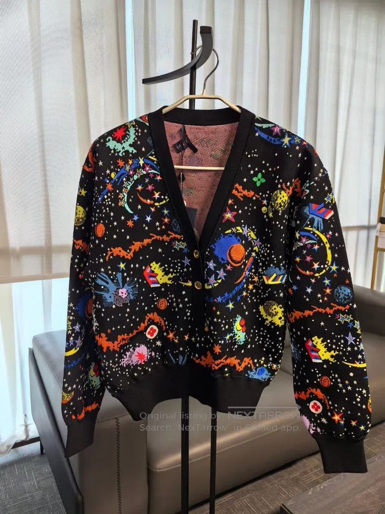 Louis Vuitton Louis Vuitton Milky Way Star Knit Cardigan sweater Size US M / EU 48-50 / 2 - 1 Thumbnail