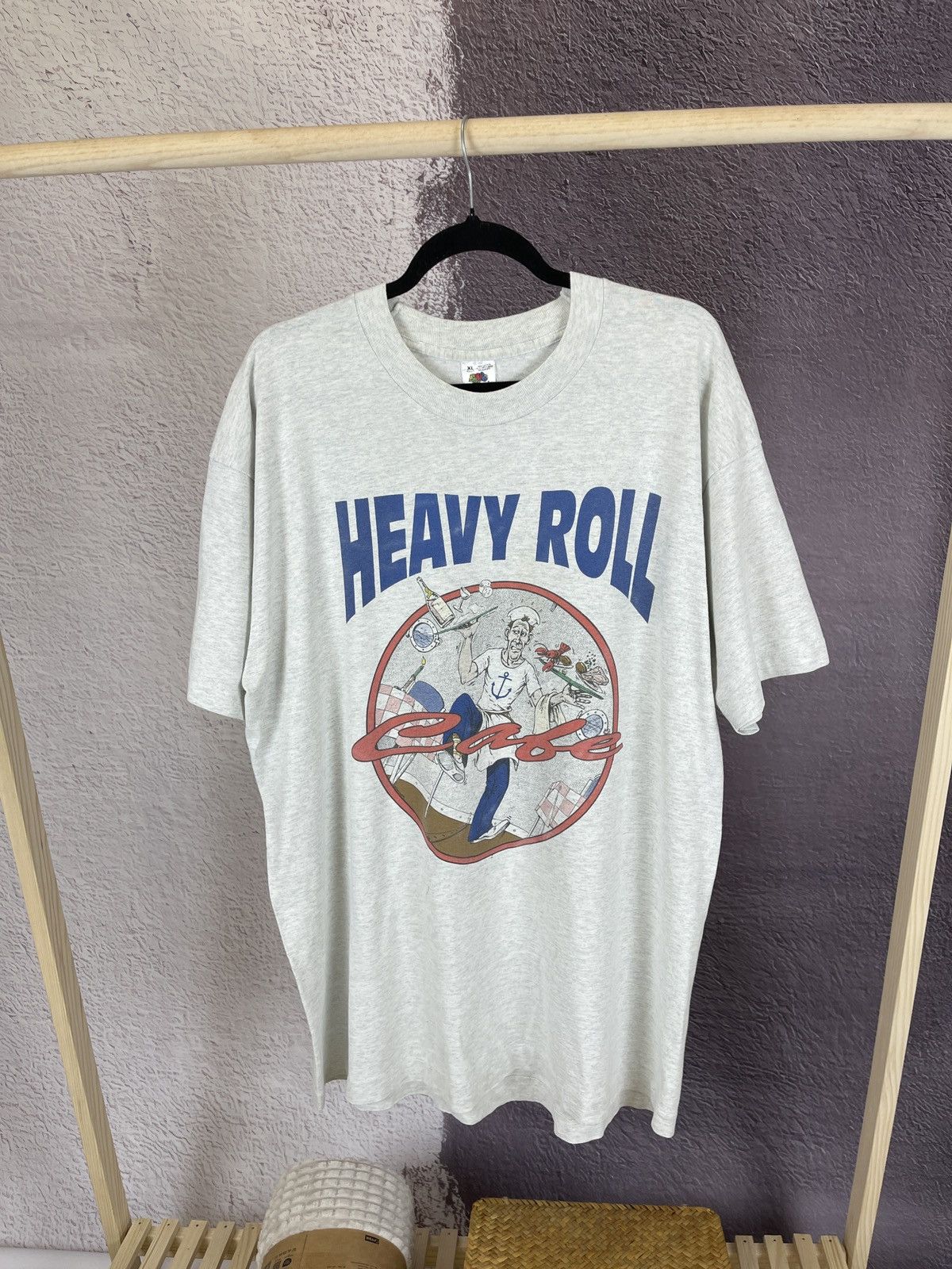 Fruit Of The Loom FOTL heavy roll liberty ship john w. brown made in USA tee Size US XL / EU 56 / 4 - 1 Thumbnail