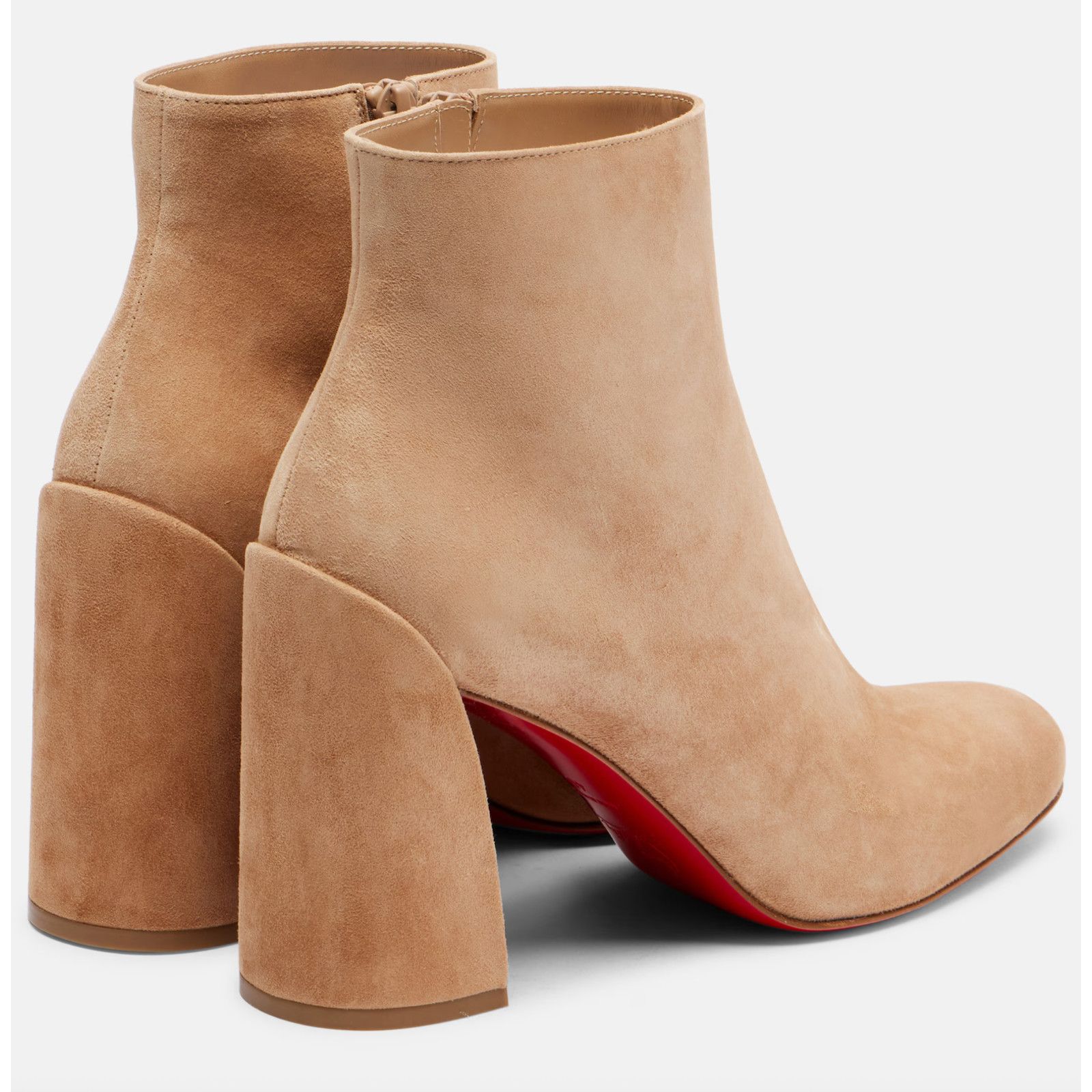 Christian Louboutin Christian Louboutin Turela 85 Beige Suede Ankle Boot 37 Size US 6 / IT 36 - 12 Thumbnail