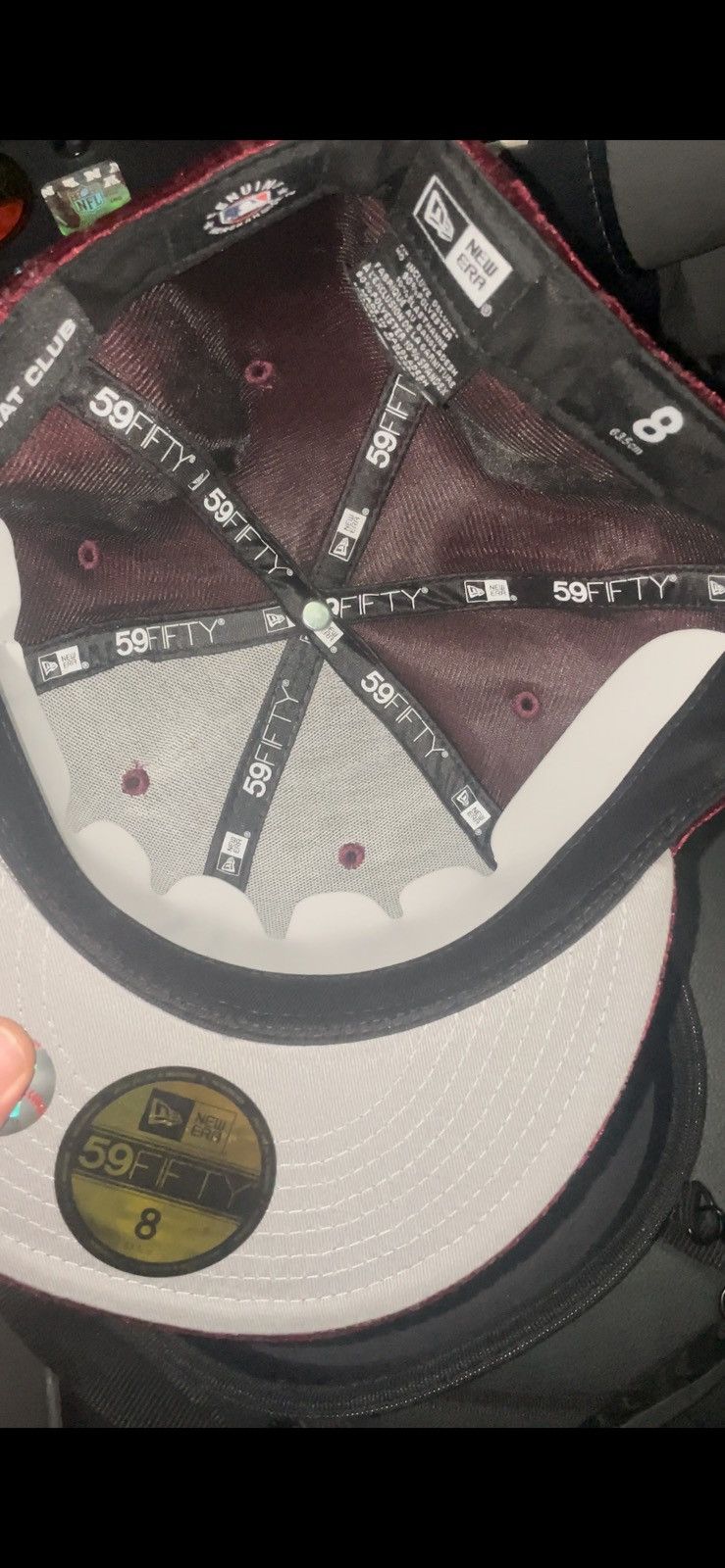 Hat Club × New Era SAKURA PACK NY YANKEES RED VELVET SIZE 8 Size 46 - 5 Thumbnail