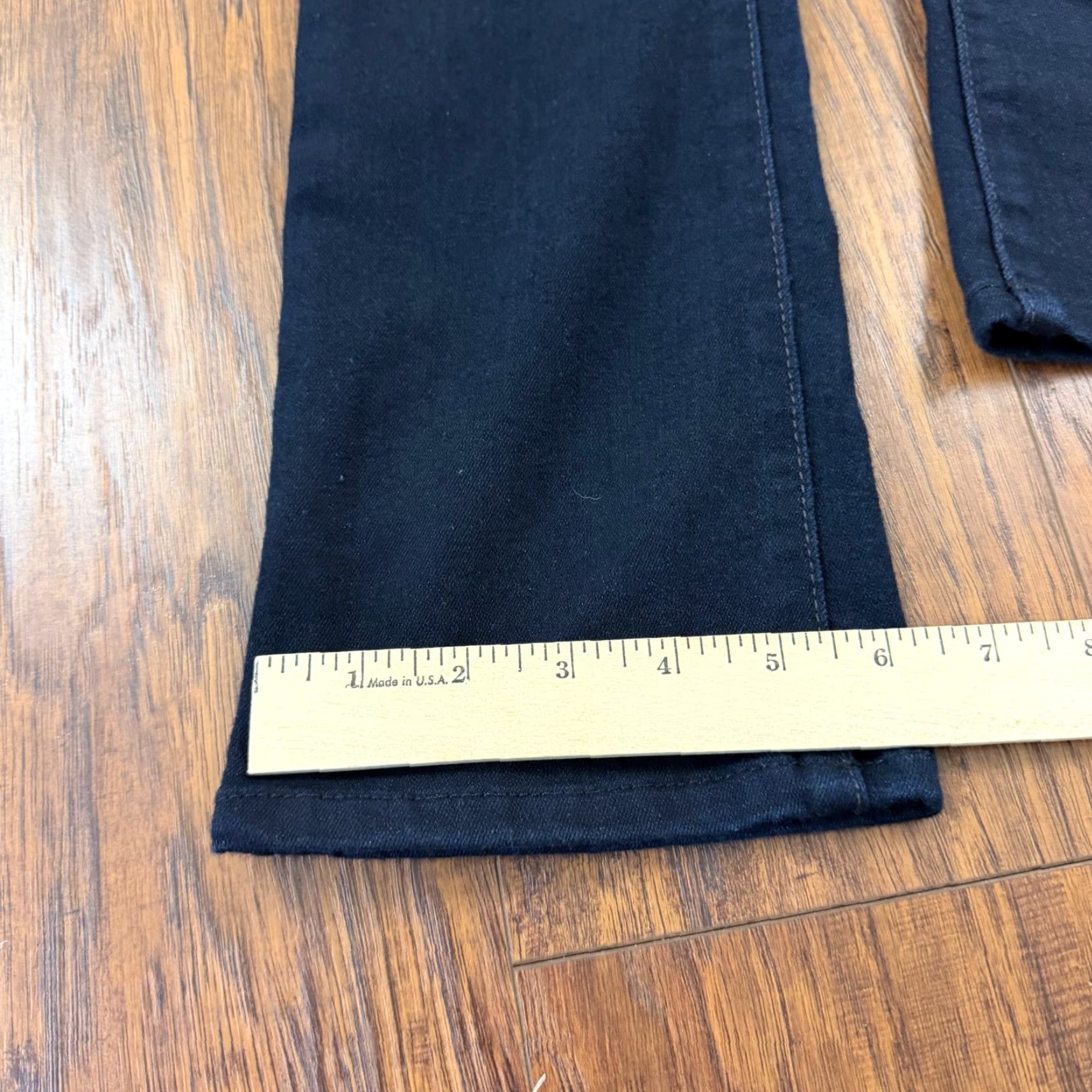 Vintage Joes Jeans Jeans Boot Cut Slim Low Rise Dark Wash Denim Stretch 25x27 Womens 24 Blue Size 24 Regular 27 Inseam Girls? Size 42" / US 20 - 7 Thumbnail