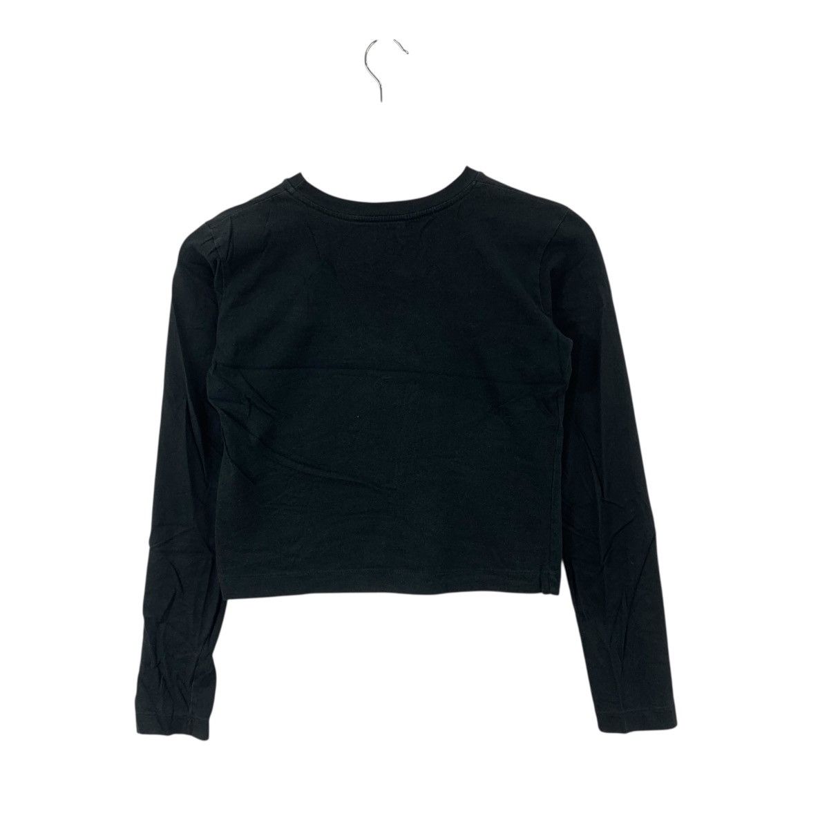 agnes b. AGNES B PARIS Plain Crop Top Long Sleeve Tshirt Size US S / EU 44-46 / 1 - 2 Thumbnail