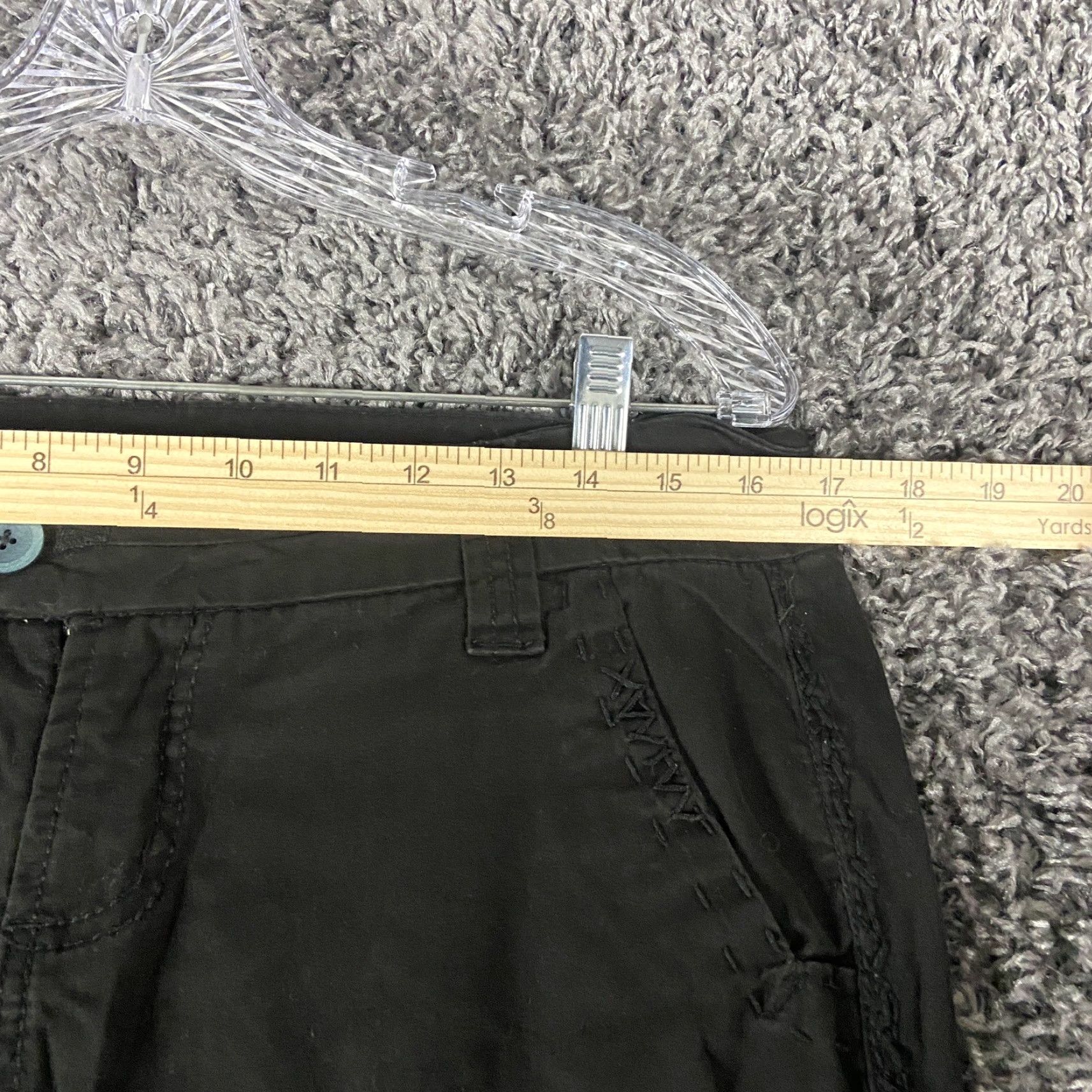 Vintage BKE Buckle Casuals Khloe Pants Women 29 Black Flair Size 29" - 6 Thumbnail