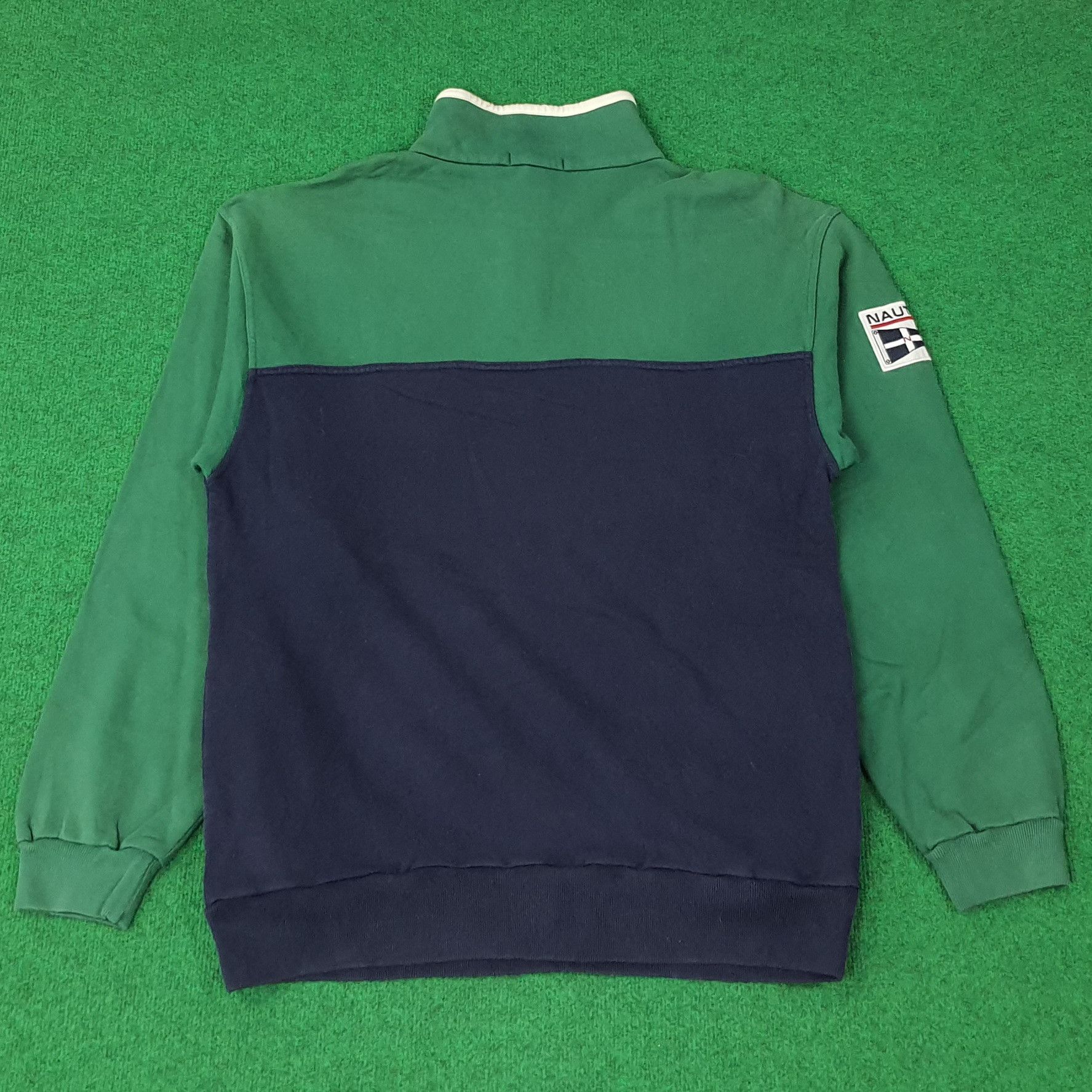 Nautica Vintage NAUTICA Snap Button Sweatshirt C225N14 Size US M / EU 48-50 / 2 - 4 Thumbnail