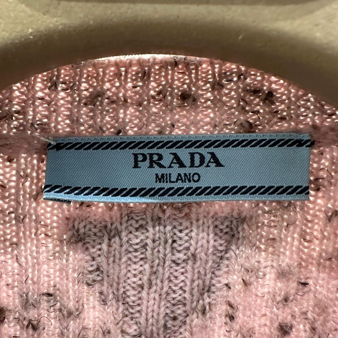 Prada Prada 26 Pre-Spring Triangle Fitted Wool Cardigan Size XS / US 0-2 / IT 36-38 - 3 Thumbnail