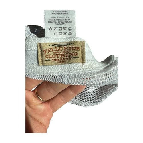 Telluride Telluride Clothing Co Snapback Hat Cap Mesh Gray/ White Fish Size ONE SIZE - 5 Thumbnail