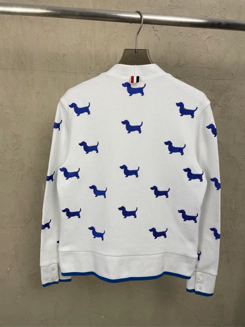Thom Browne Thom browne White co-branded full-print blue embroidered pu Size XS / US 0-2 / IT 36-38 - 2 Thumbnail