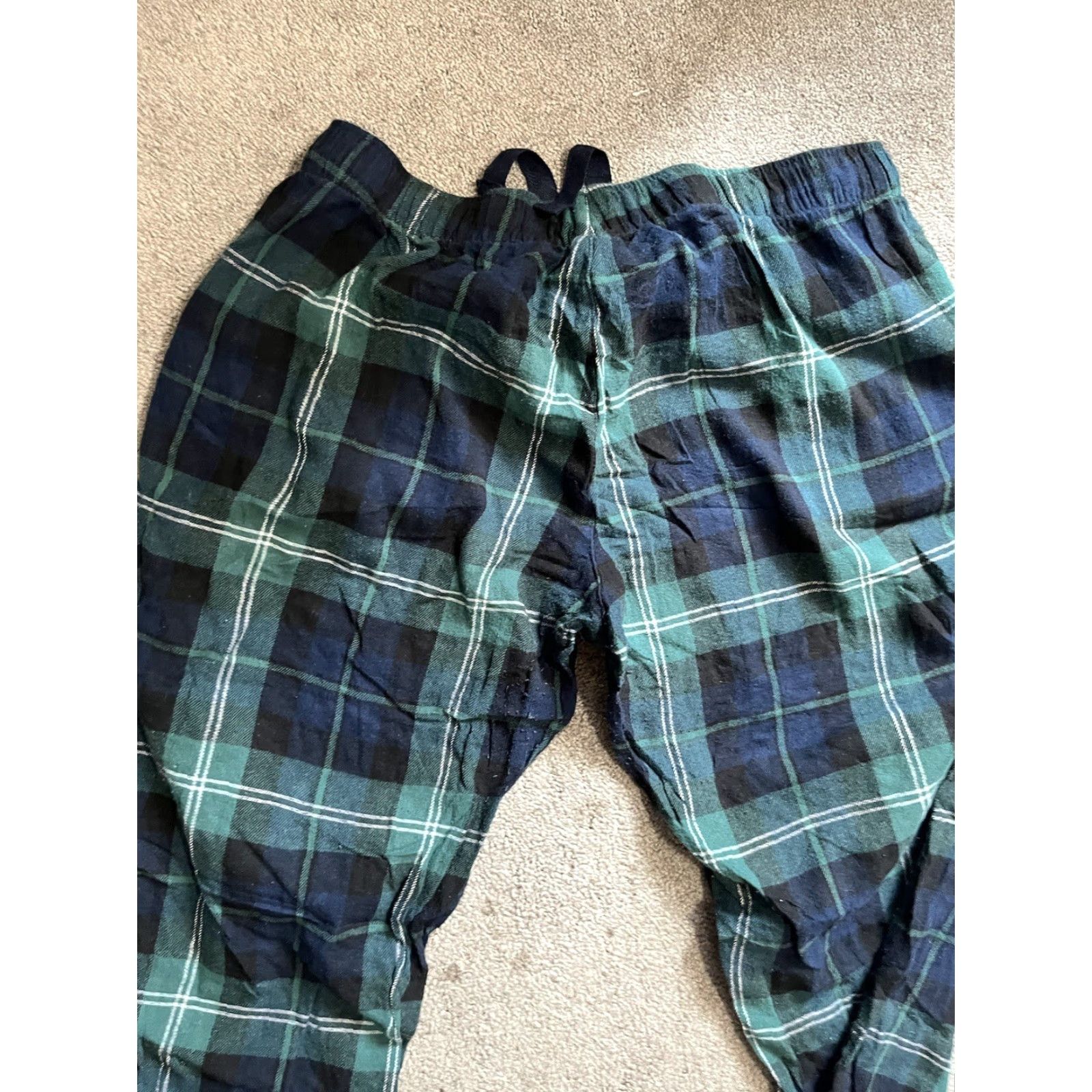Old Navy Old Navy Green Buffalo Plaid Flannel Pajama Pants Men’s L Lounge Sleep PJs Size US 33 - 4 Thumbnail