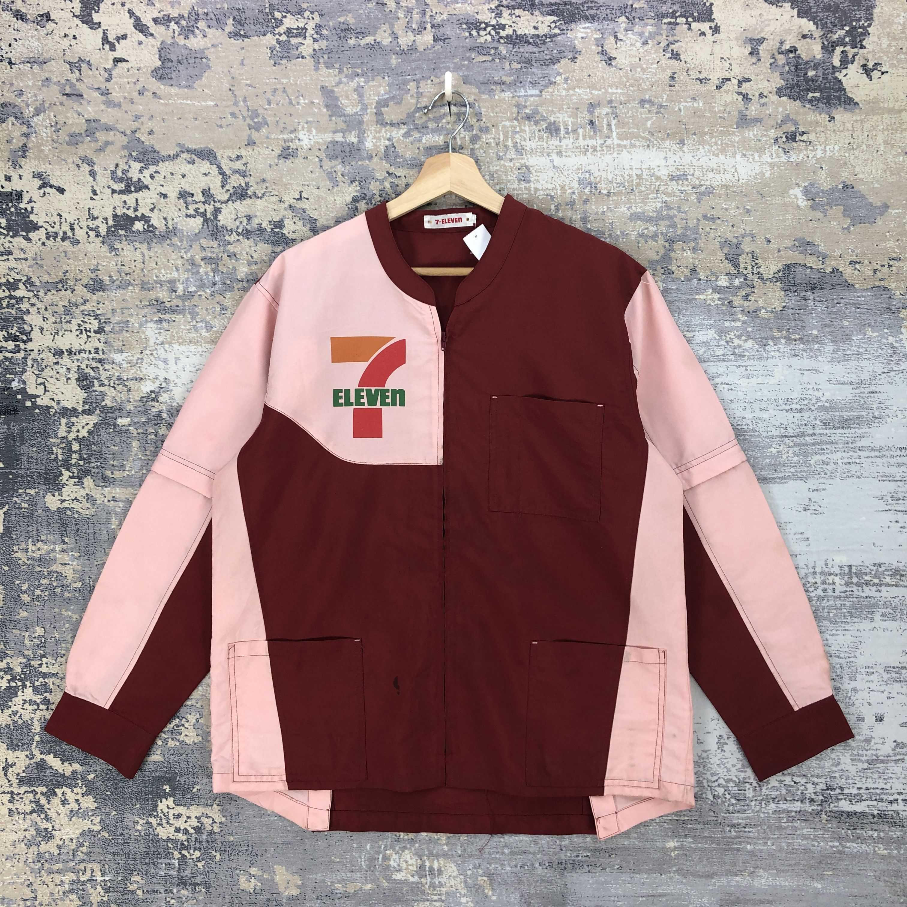 Japanese Brand Vintage 90s 7 Eleven Workers Shirt Seven Eleven Japanese Size US L / EU 52-54 / 3 - 1 Thumbnail