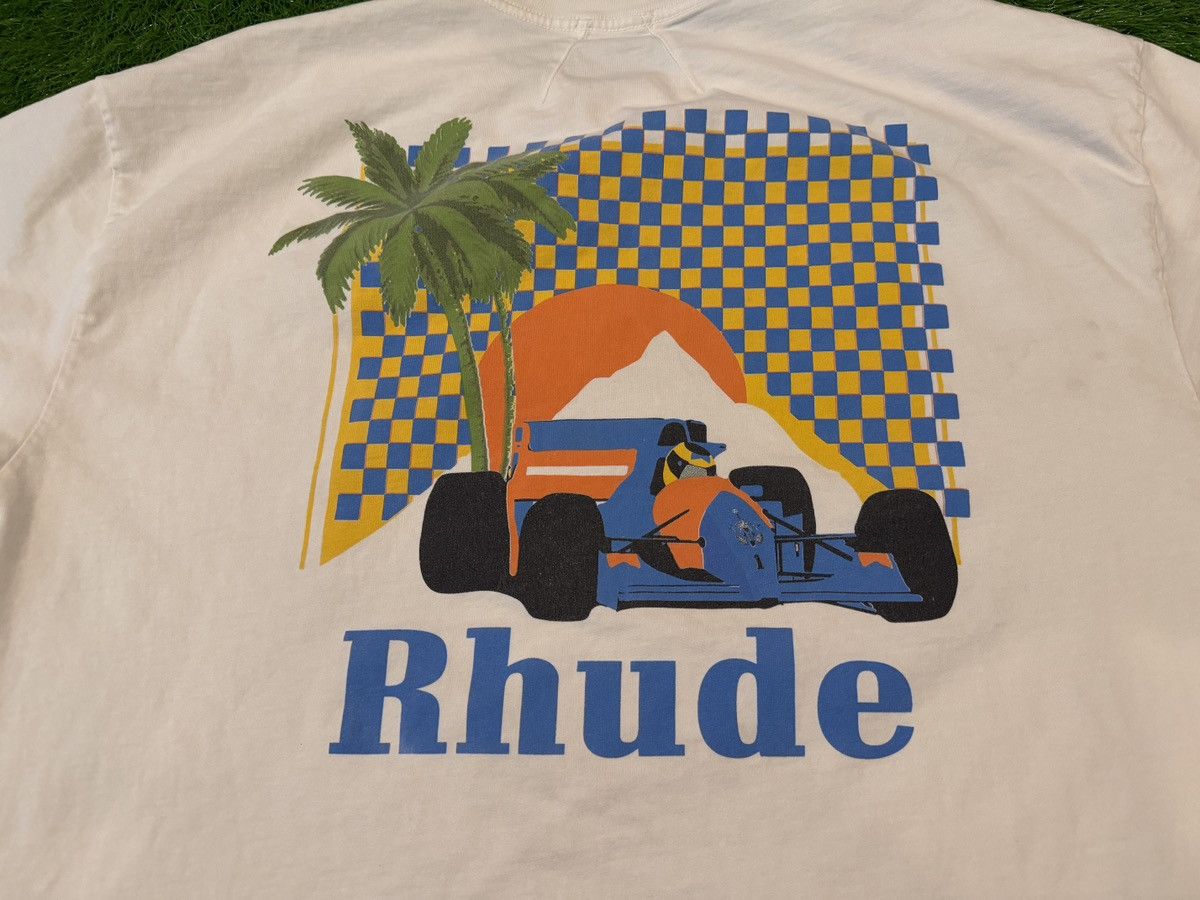 Rhude Rhude - Moonlight Tropics T-Shirt Miami Formula 1 Size US XL / EU 56 / 4 - 2 Thumbnail