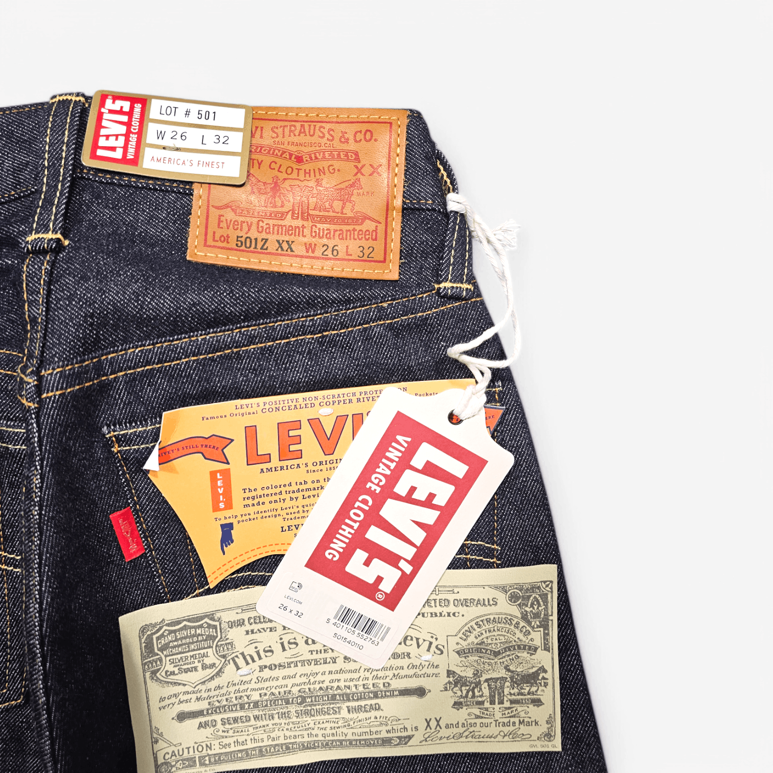 Levi's Vintage Clothing Levi's Vintage Clothing 1954 501 Selvedge Big E Japan Made Size 26" / US 2 / IT 38 - 8 Thumbnail