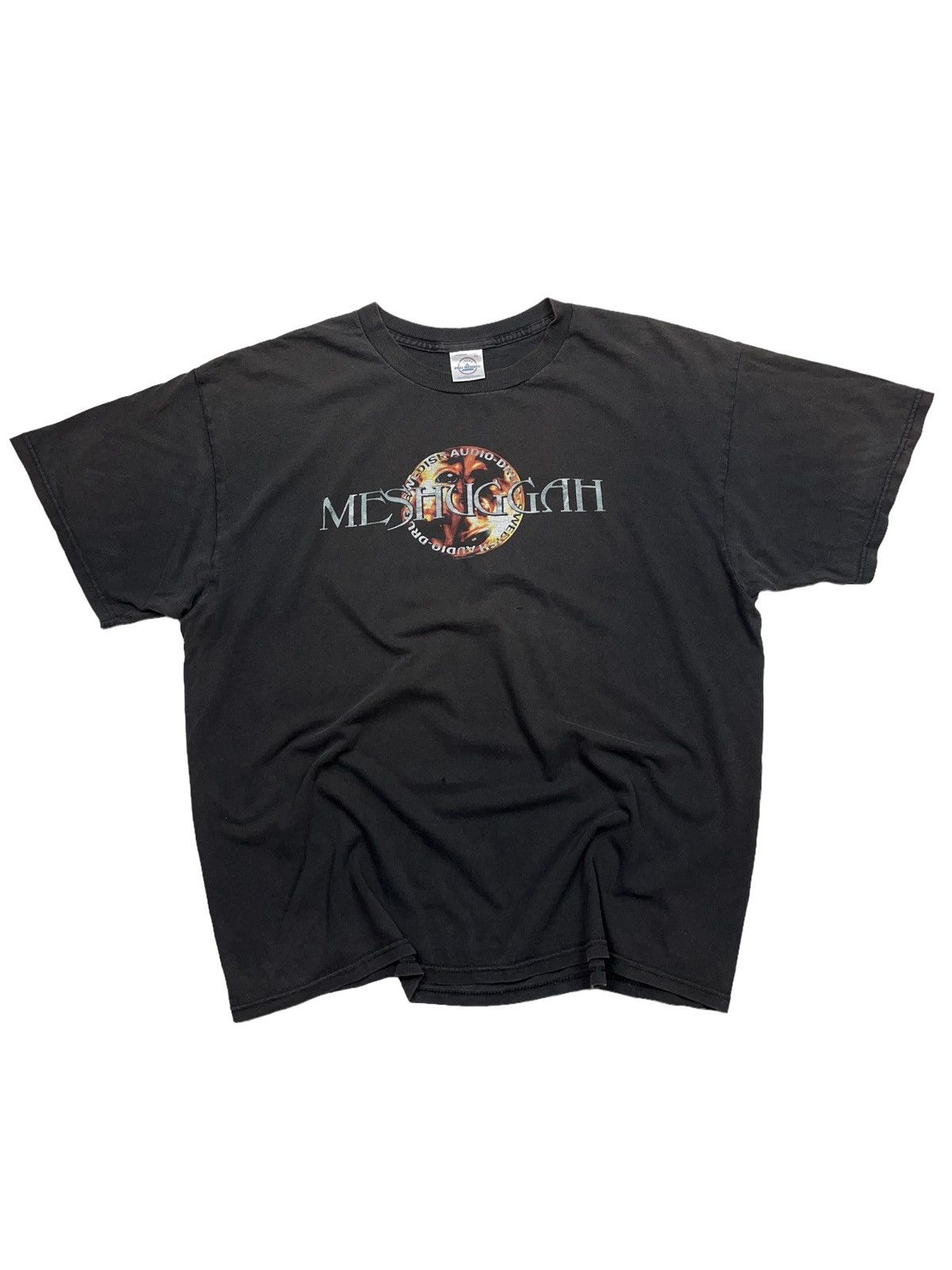 image of Band Tees x Vintage 2002 Meshuggah Swedish Aud Drug Vintage T-Shirt in Black, Men's (Size XL)