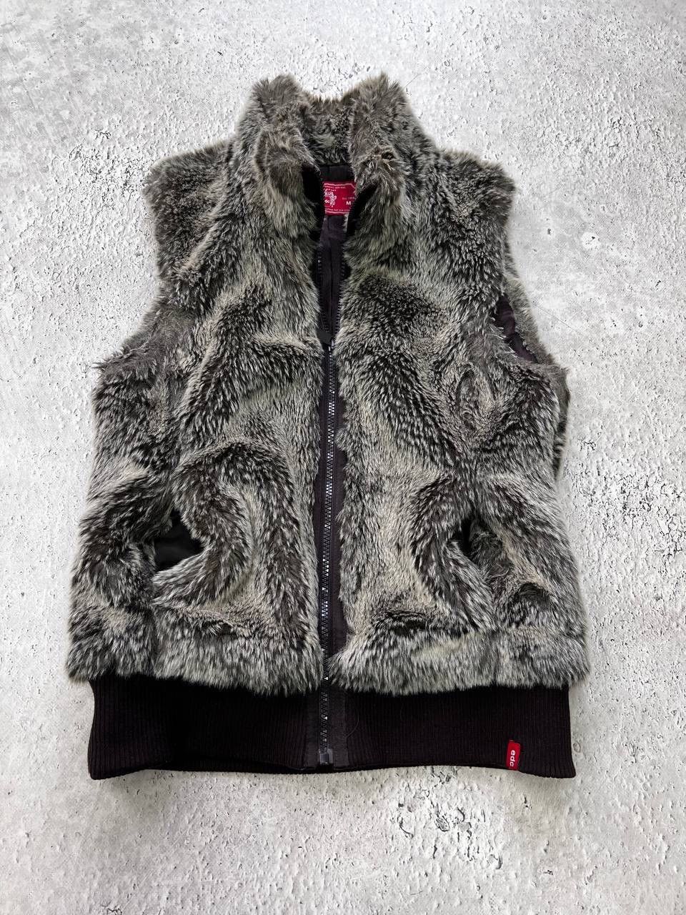 Hysteric Glamour × If Six Was Nine * Hype Vintage Full Mohair Faux Fur Fluffy Fuzzy Vest Jacket Size M / US 6-8 / IT 42-44 - 1 Thumbnail