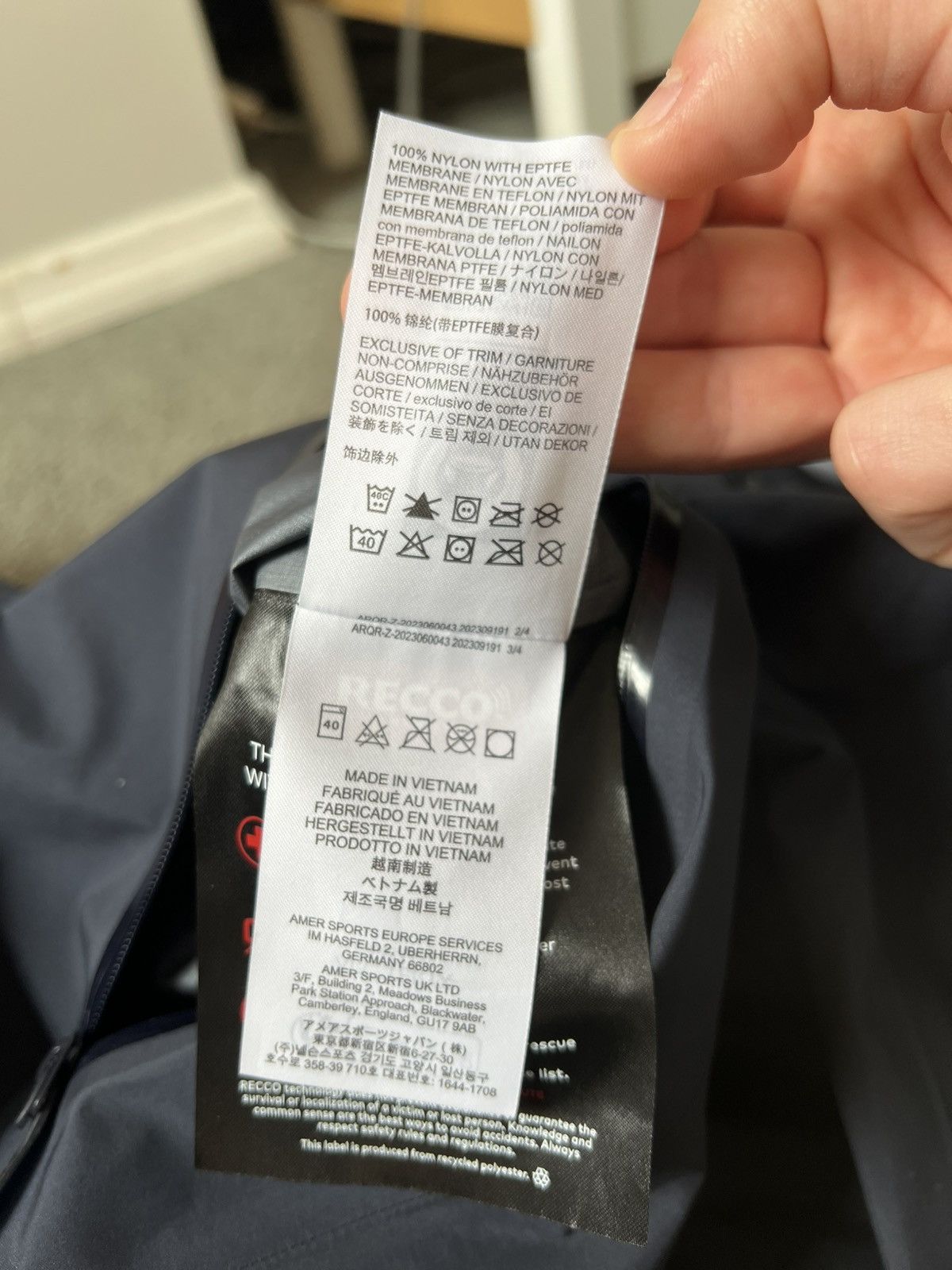 Arc'teryx Arc’Teryx Beta AR Jacket 2022 Black Sapphire Medium Size US M / EU 48-50 / 2 - 7 Thumbnail