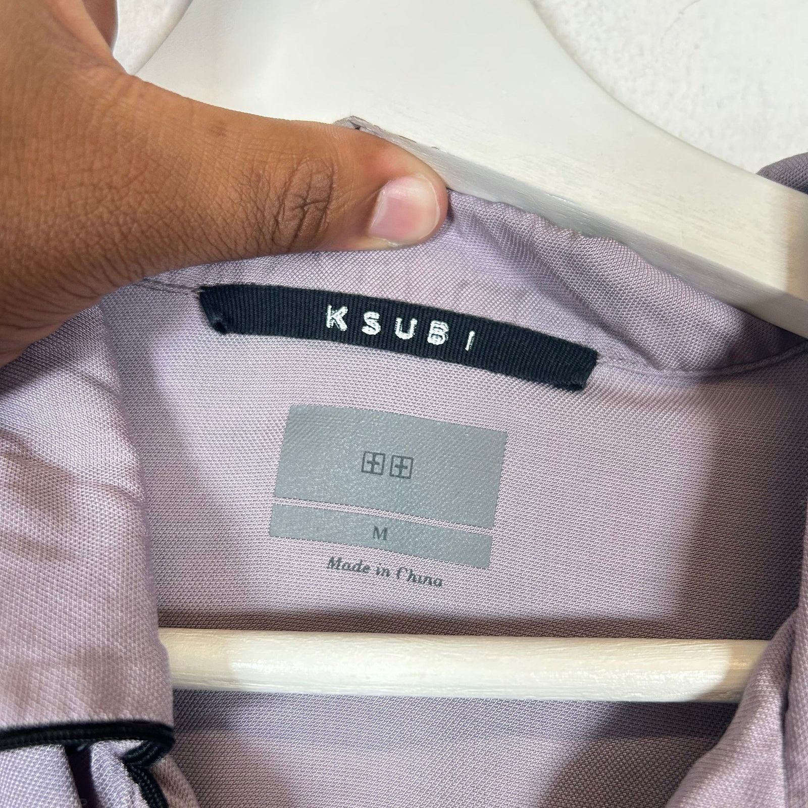 Ksubi Ksubi Purple Viscose Resort Shirt Size M Size US M / EU 48-50 / 2 - 3 Thumbnail