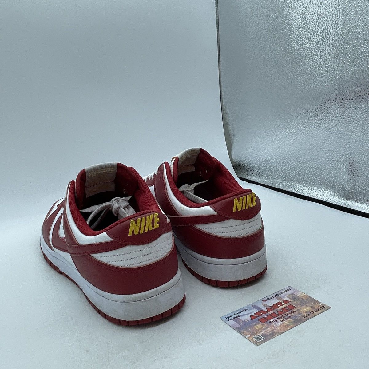 Nike Dunk low gym red Size US 12 / EU 45 - 4 Thumbnail