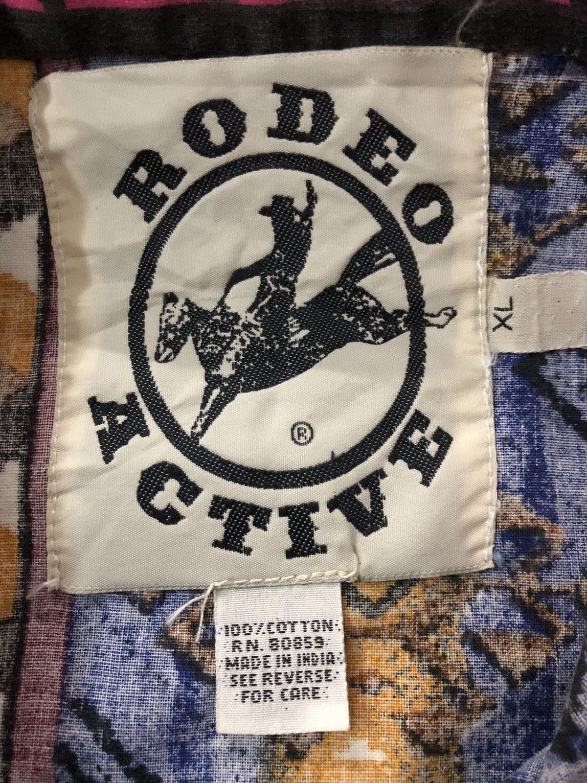 Country Road × Cowboy Equipment × Vintage Vintage RODEO ACTIVE Cowboy Western Shirt Size US XL / EU 56 / 4 - 15 Thumbnail