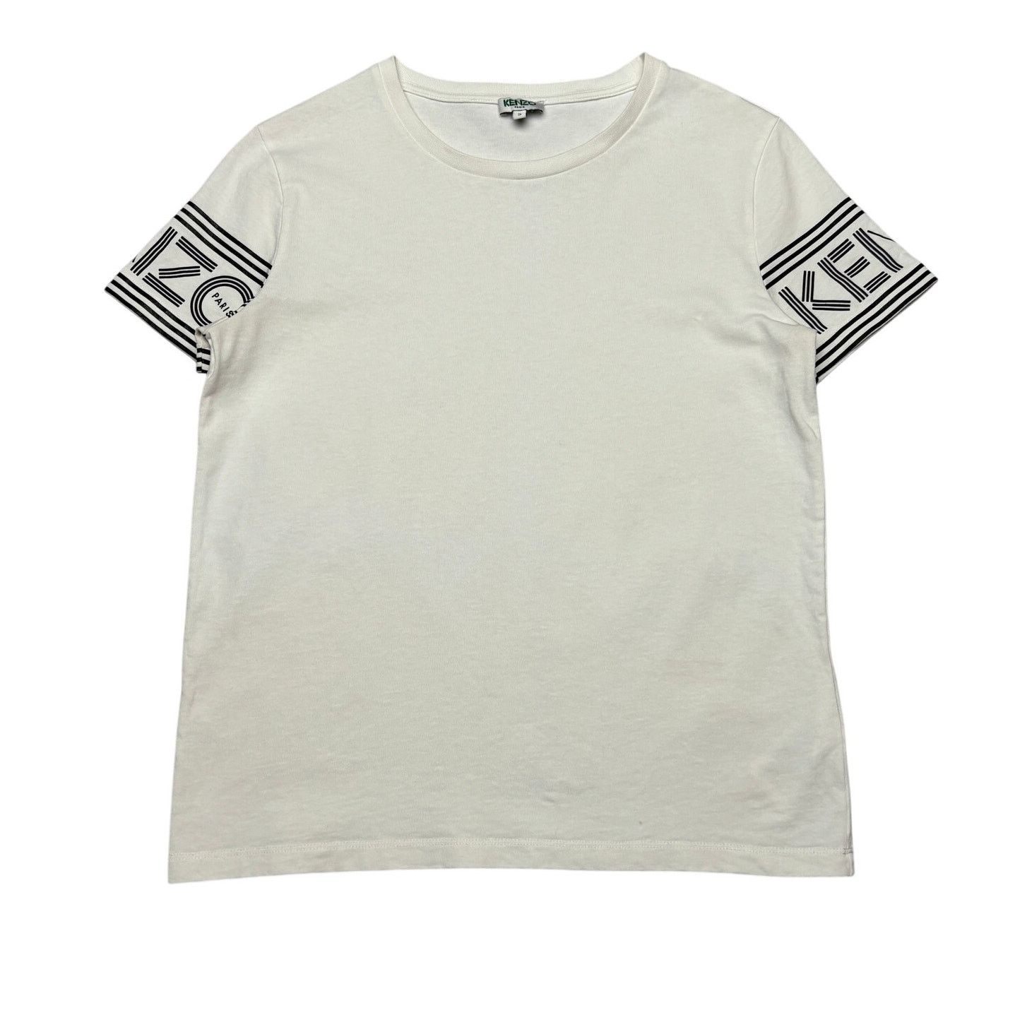 Kenzo Kenzo Logo Sleeve Crew Neck T Shirt Women's Small Streetwear Size S / US 4 / IT 40 - 1 Thumbnail