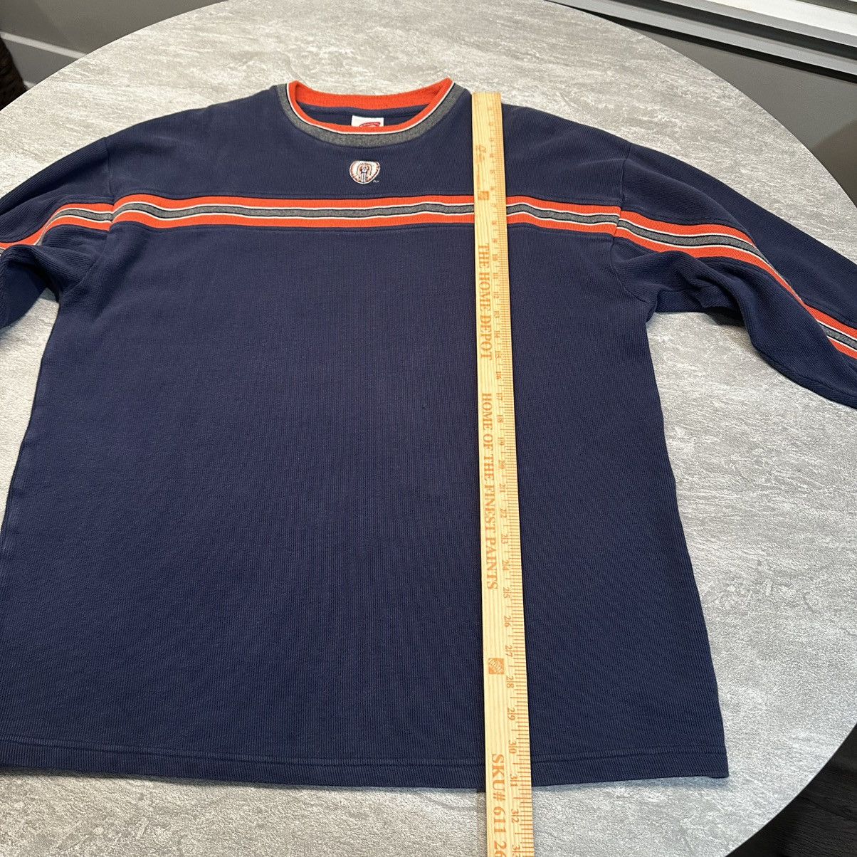 NCAA × Vintage Vintage Y2K Illinois Fighting Illini Knit Striped Sweater Size US XL / EU 56 / 4 - 6 Thumbnail