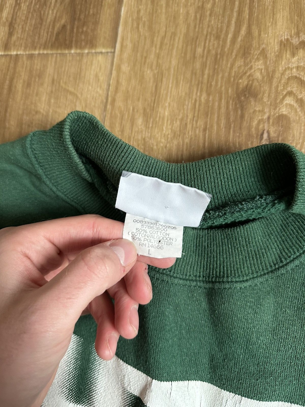 Lee × Vintage Vintage Lee Crewneck Outta Sight Blur Graphic Size US L / EU 52-54 / 3 - 4 Thumbnail