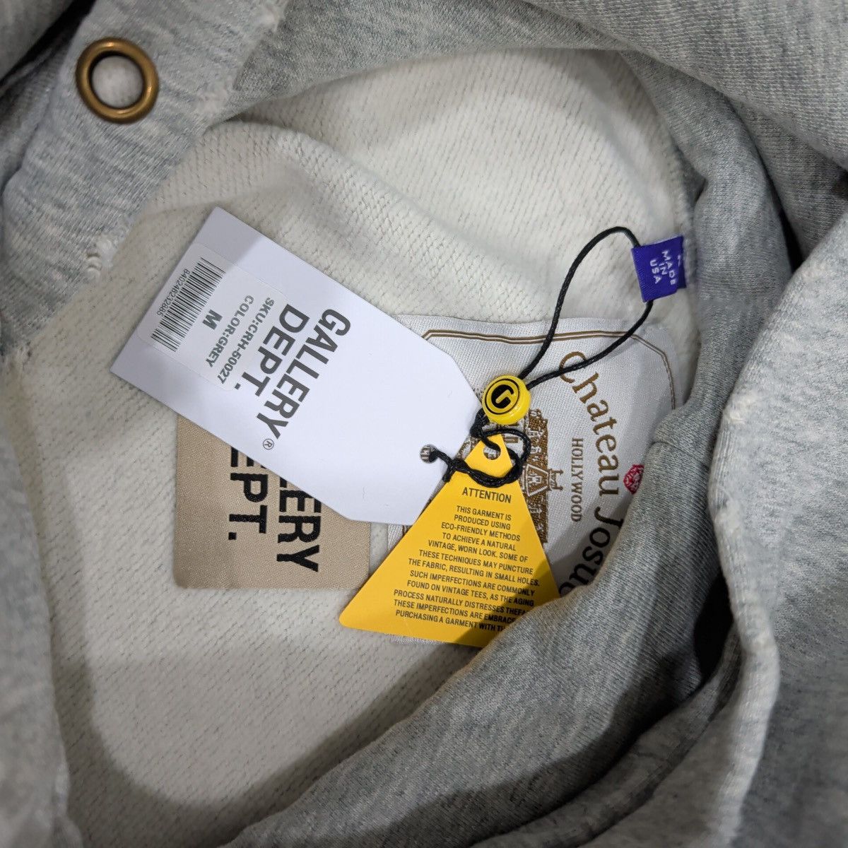 Gallery Dept. Gallery Dept Chateau Ranch Grey Hoodie Size Medium Size US M / EU 48-50 / 2 - 13 Thumbnail